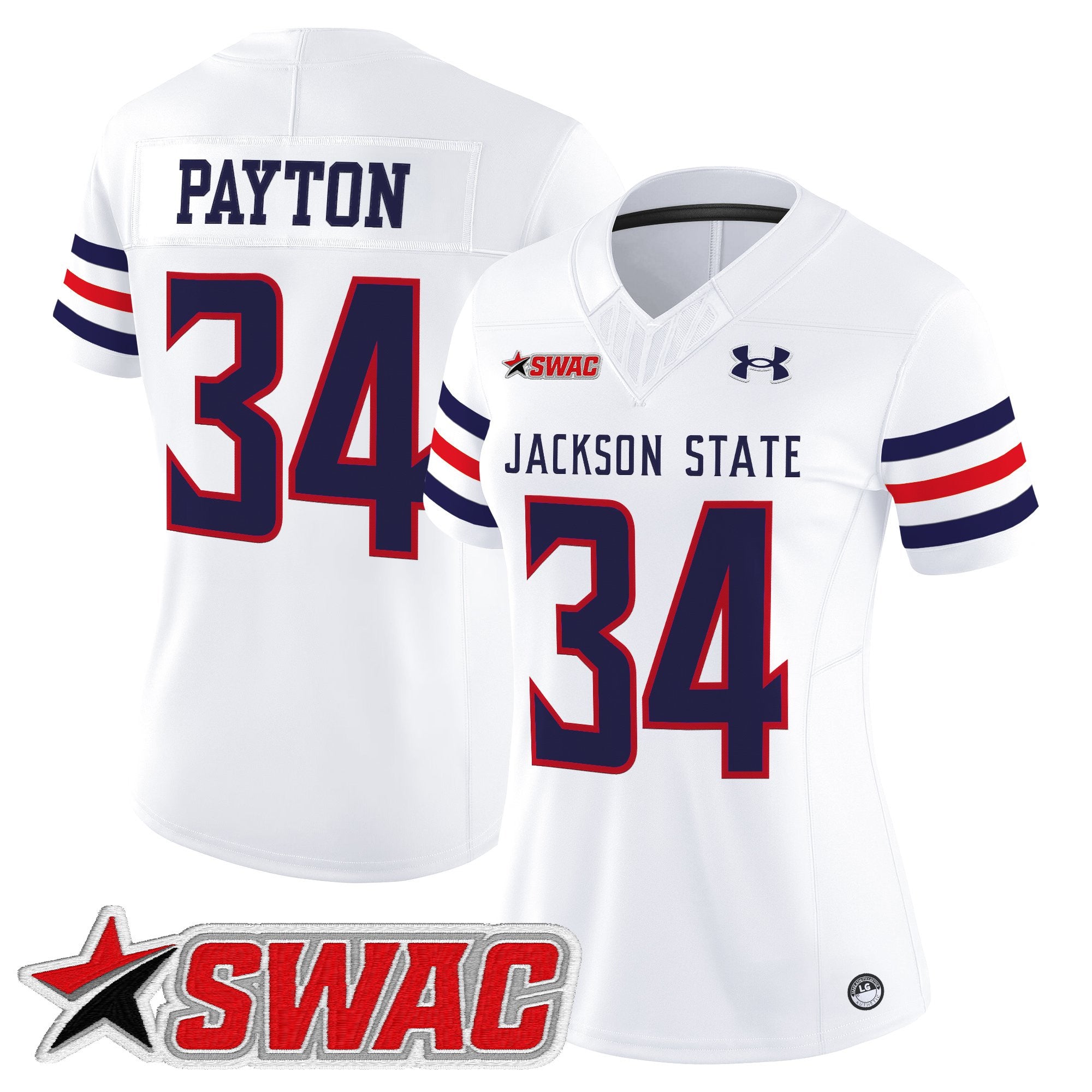 Women's Jackson State Tigers 2025 Vapor Limited Jersey - All Stitched