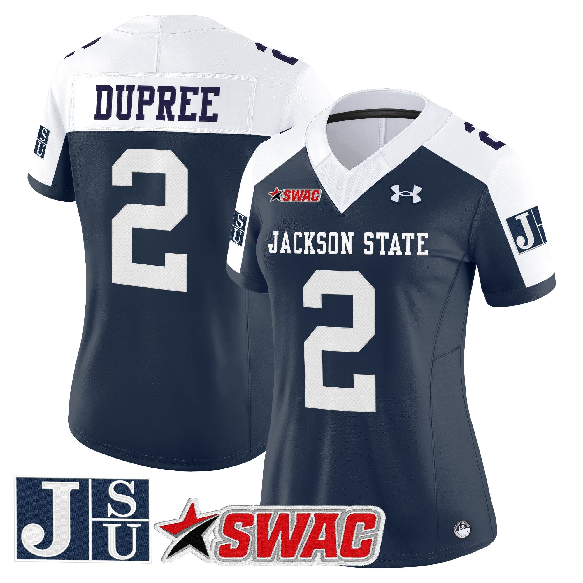 Women's Jackson State Tigers 2025 Vapor Limited Jersey - All Stitched
