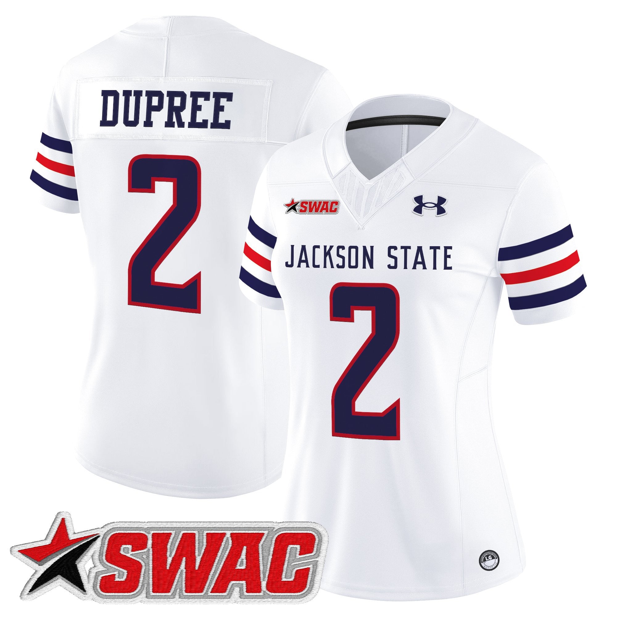 Women's Jackson State Tigers 2025 Vapor Limited Jersey - All Stitched
