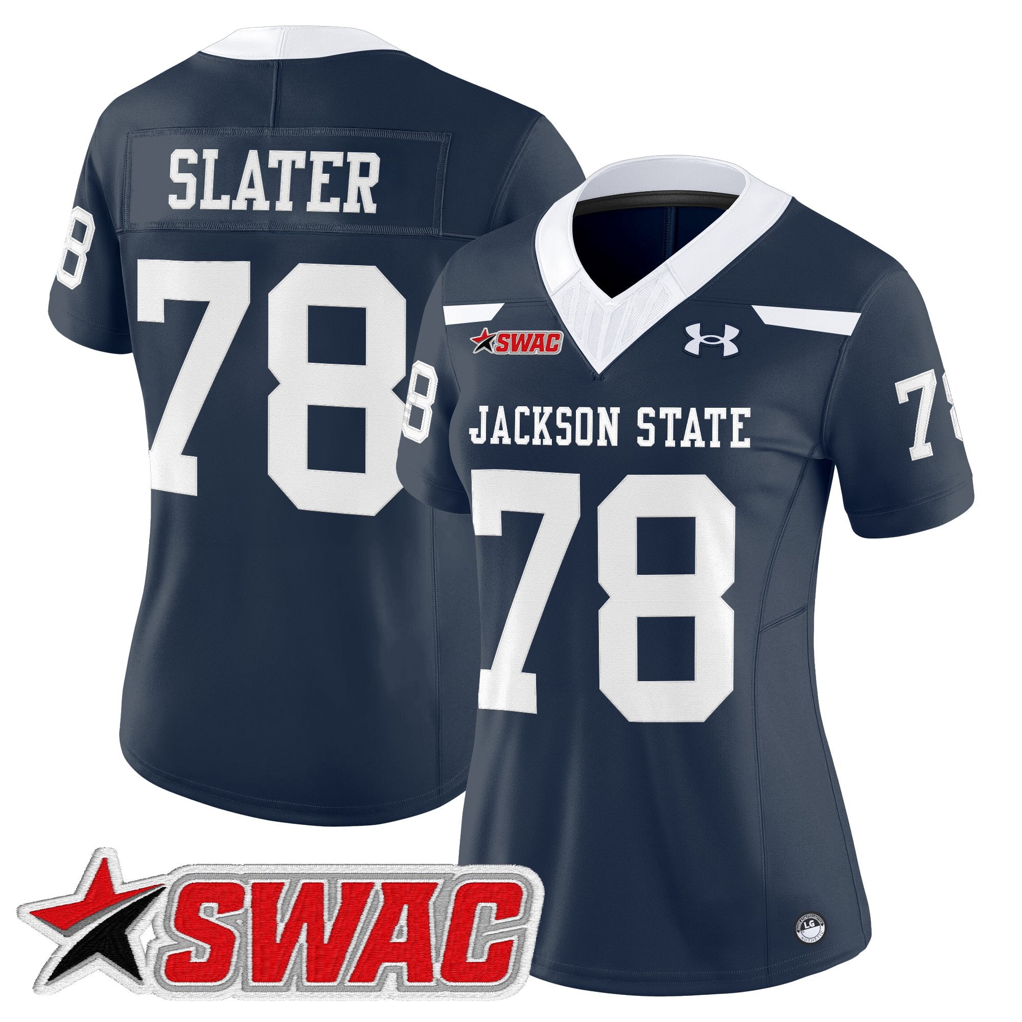 Women's Jackson State Tigers 2025 Vapor Limited Jersey - All Stitched