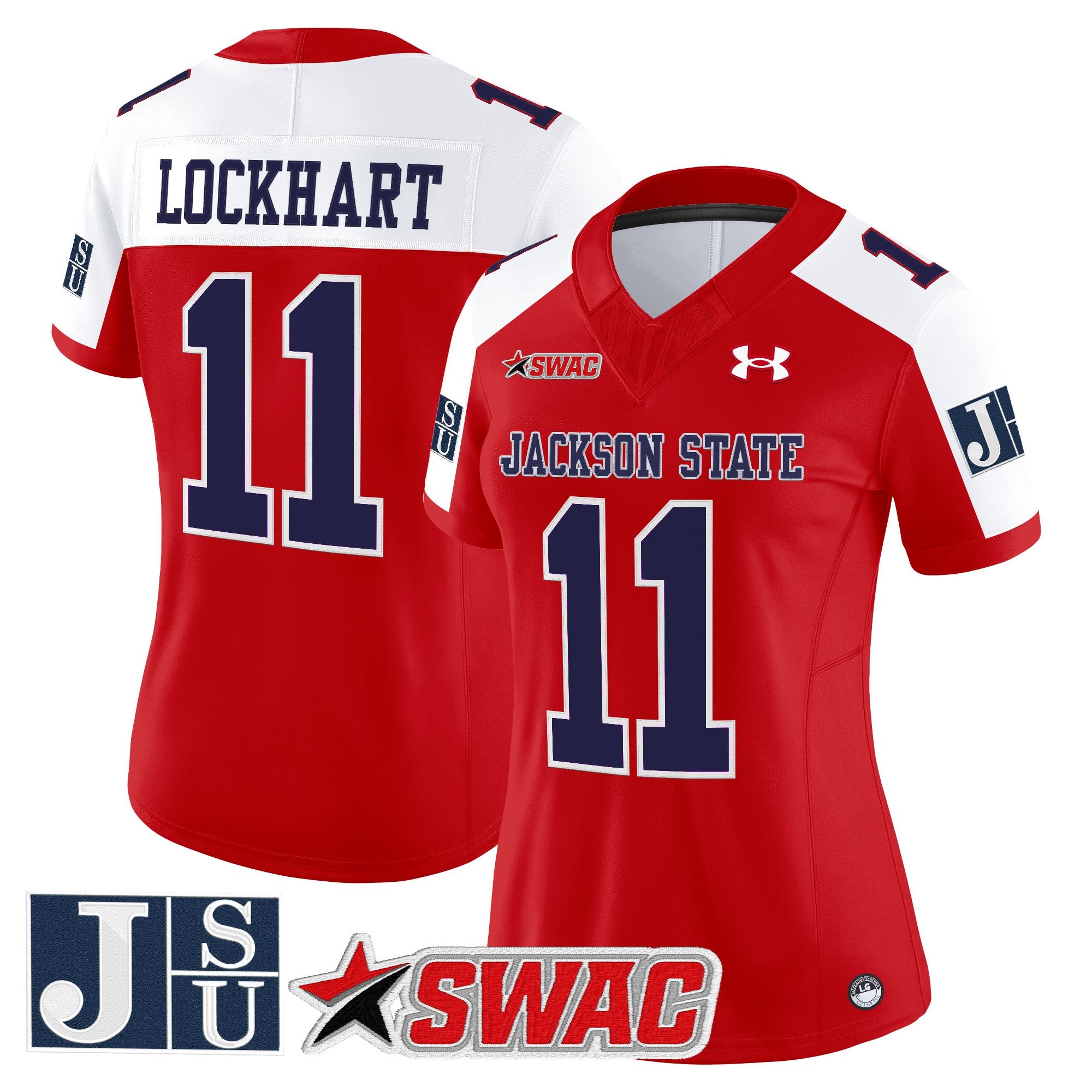 Women's Jackson State Tigers 2025 Vapor Limited Jersey - All Stitched