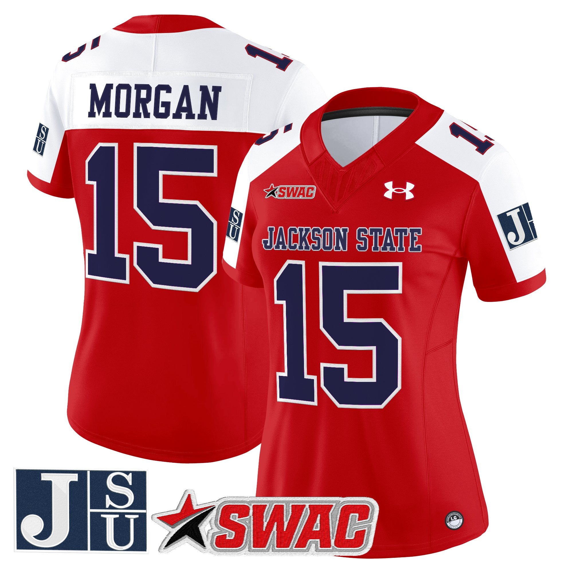 Women's Jackson State Tigers 2025 Vapor Limited Jersey - All Stitched