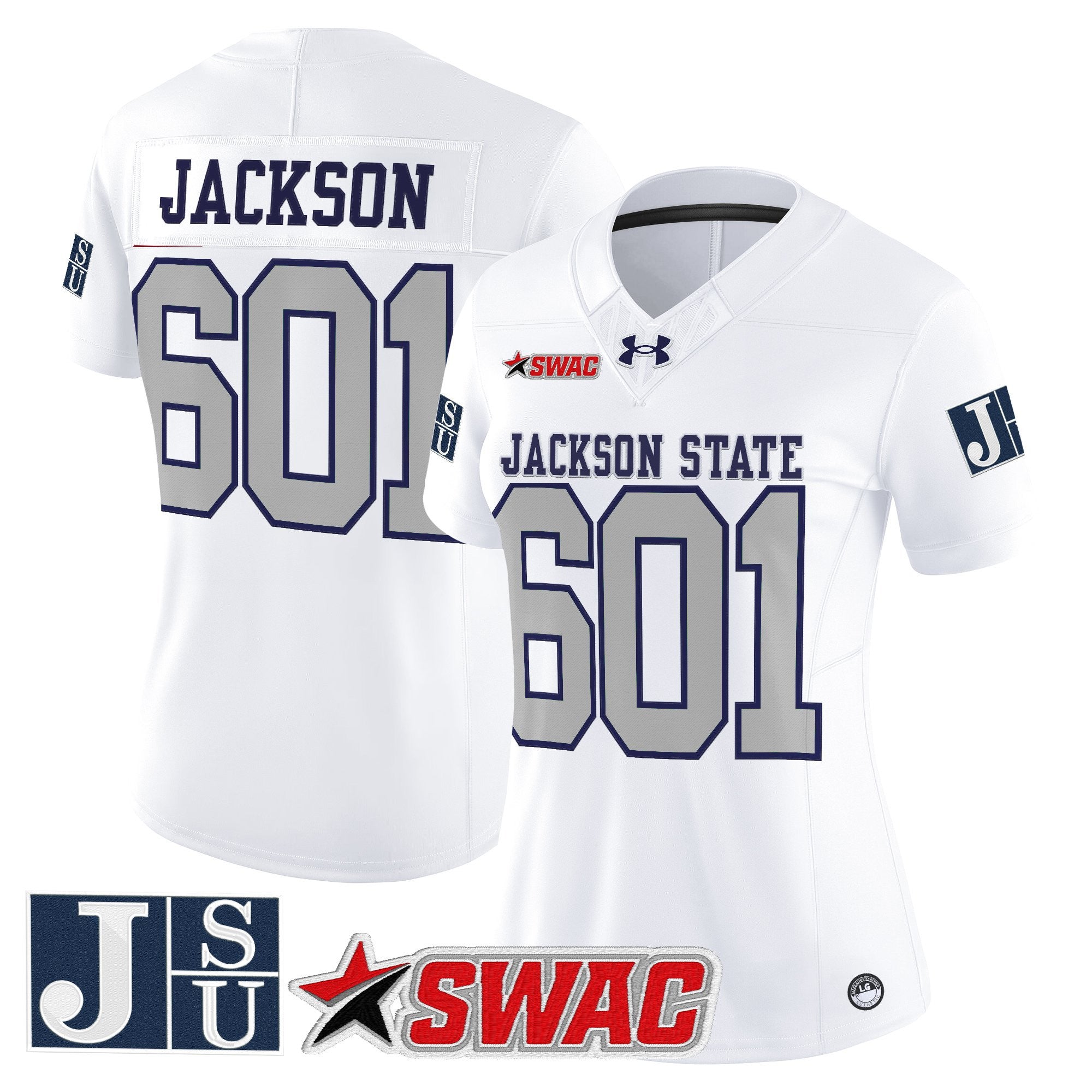 Women's Jackson State Tigers 2025 Vapor Limited Jersey - All Stitched