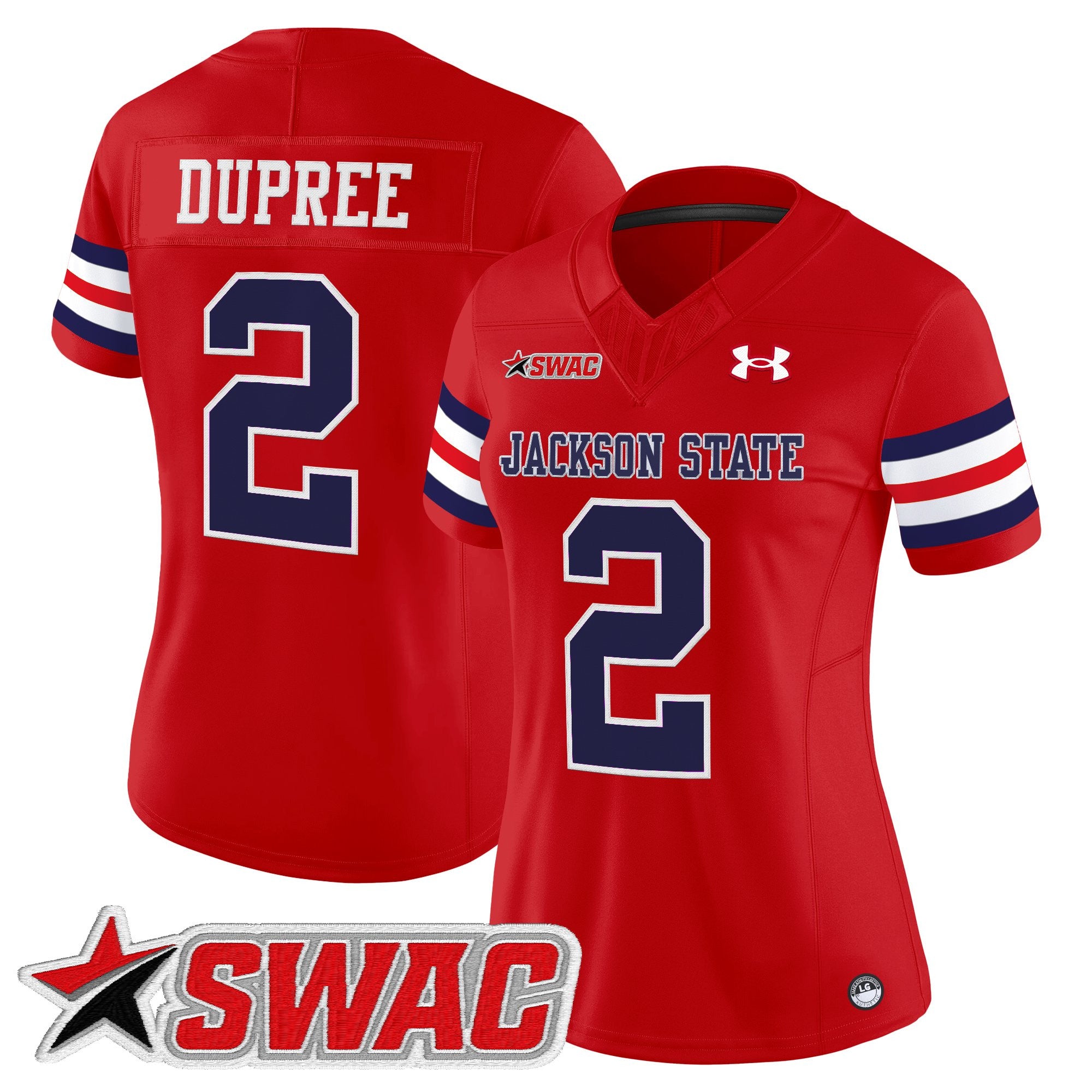 Women's Jackson State Tigers 2025 Vapor Limited Jersey - All Stitched