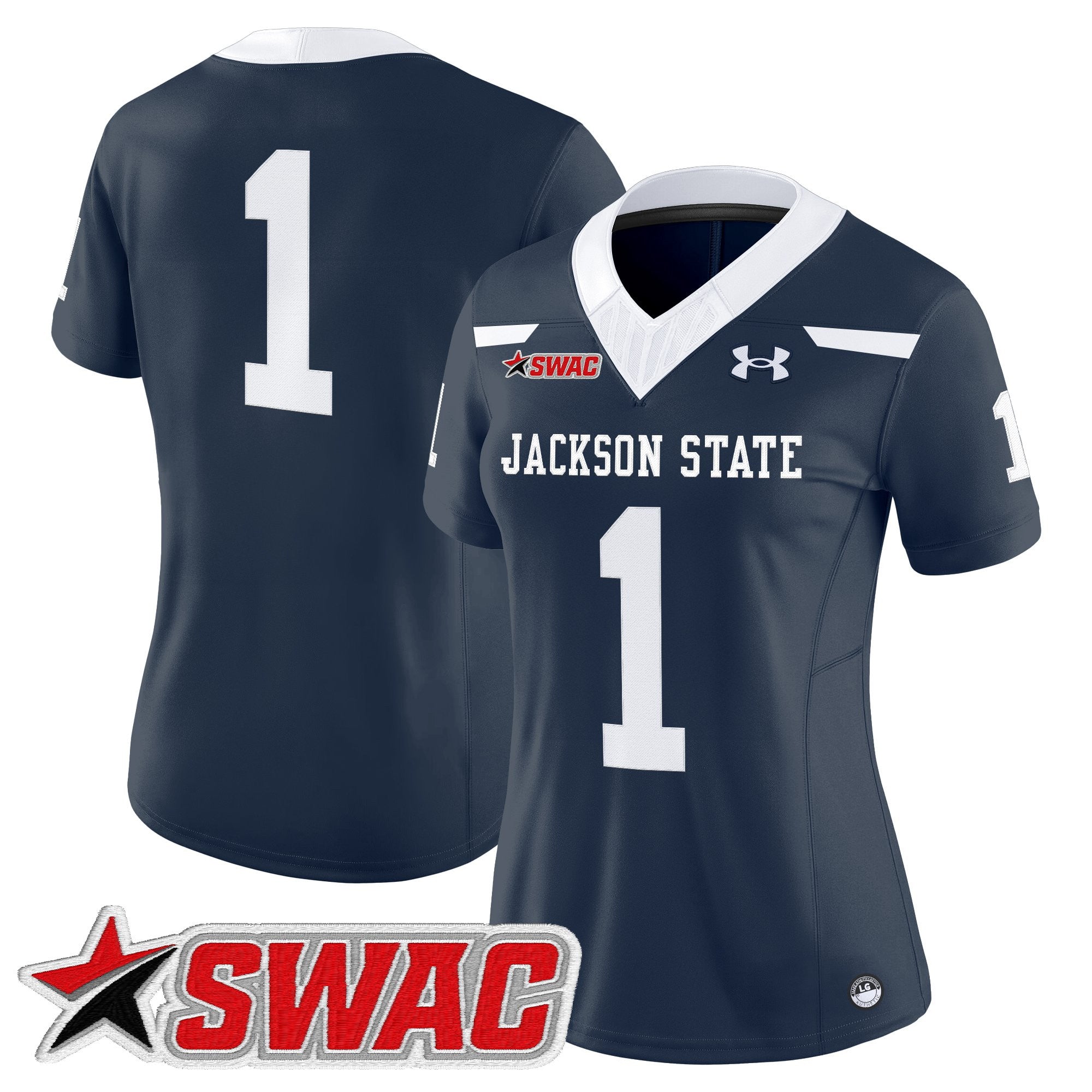 Women's Jackson State Tigers 2025 Vapor Limited Jersey - All Stitched