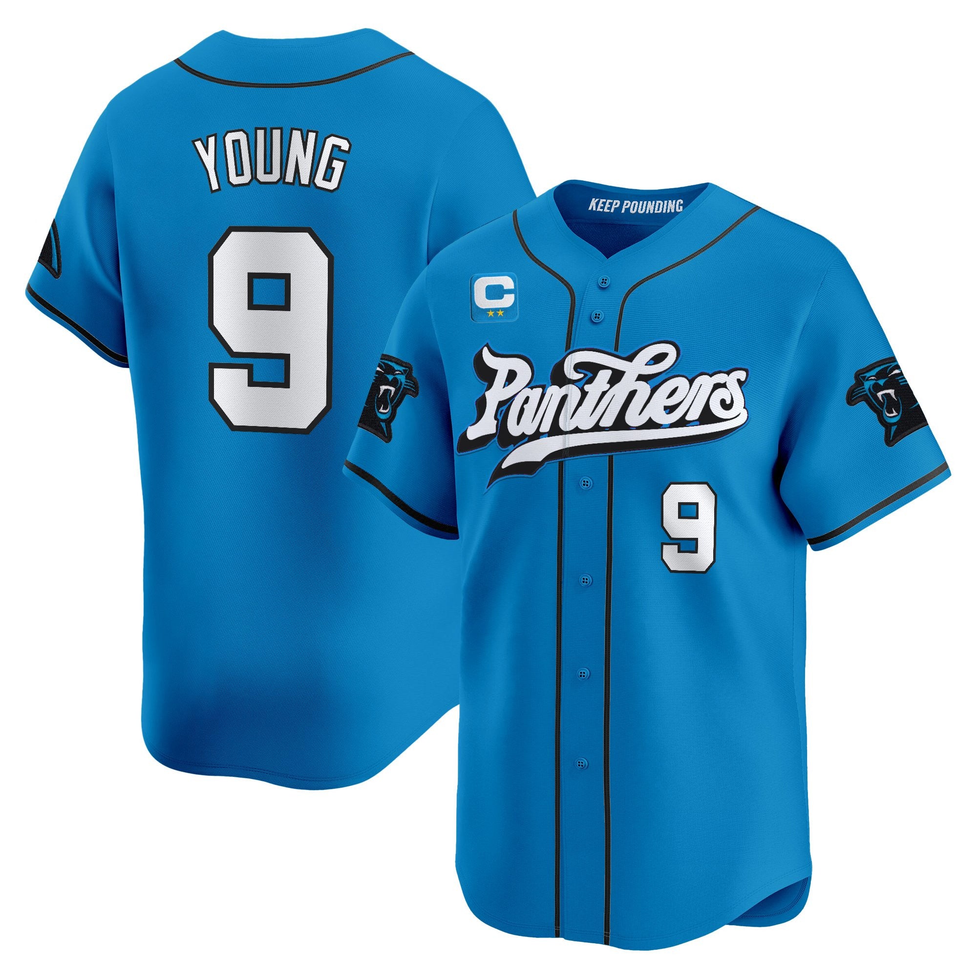 Men's Carolina Panthers 2025 Vapor Limited Baseball Jersey - All Stitched