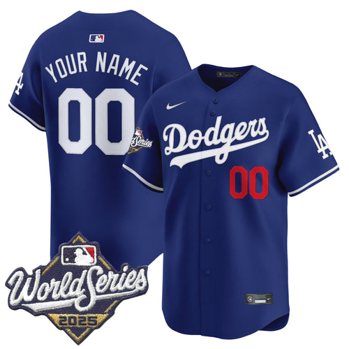 Dodgers 2025 World Series Vapor Premier Limited Custom Jersey - All Stitched