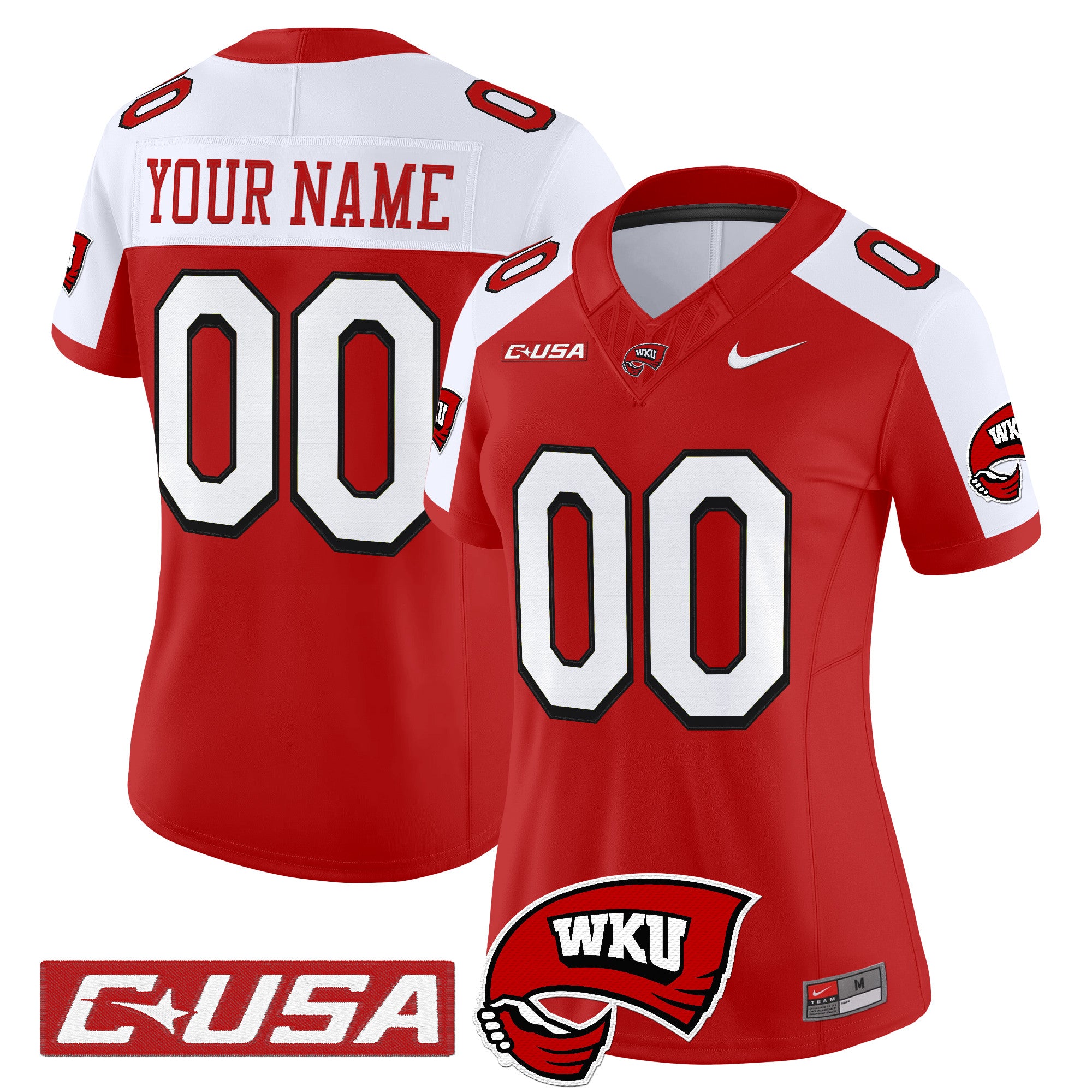Western Kentucky Hilltoppers 2025 Vapor Limited Custom Jersey - All Stitched