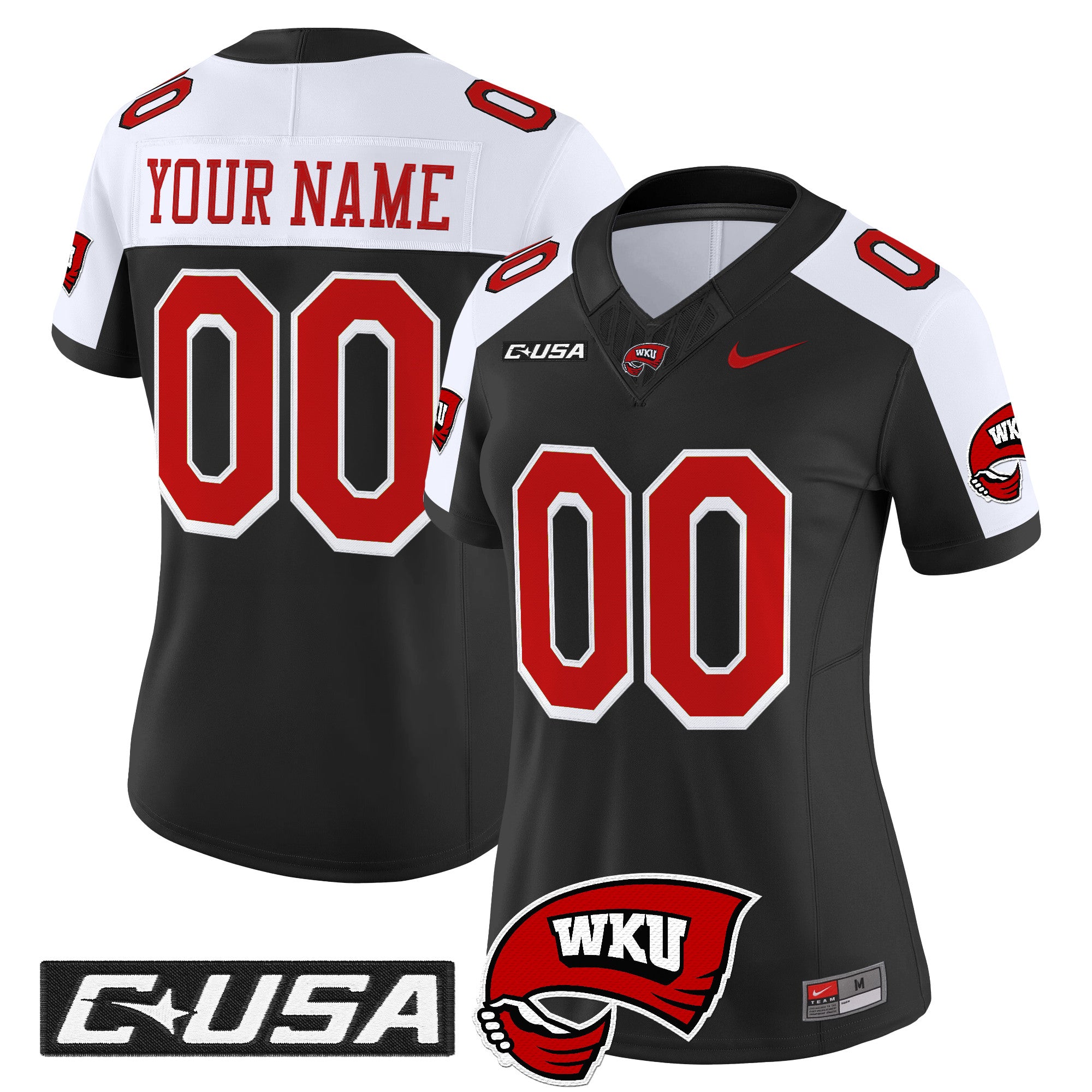Western Kentucky Hilltoppers 2025 Vapor Limited Custom Jersey - All Stitched