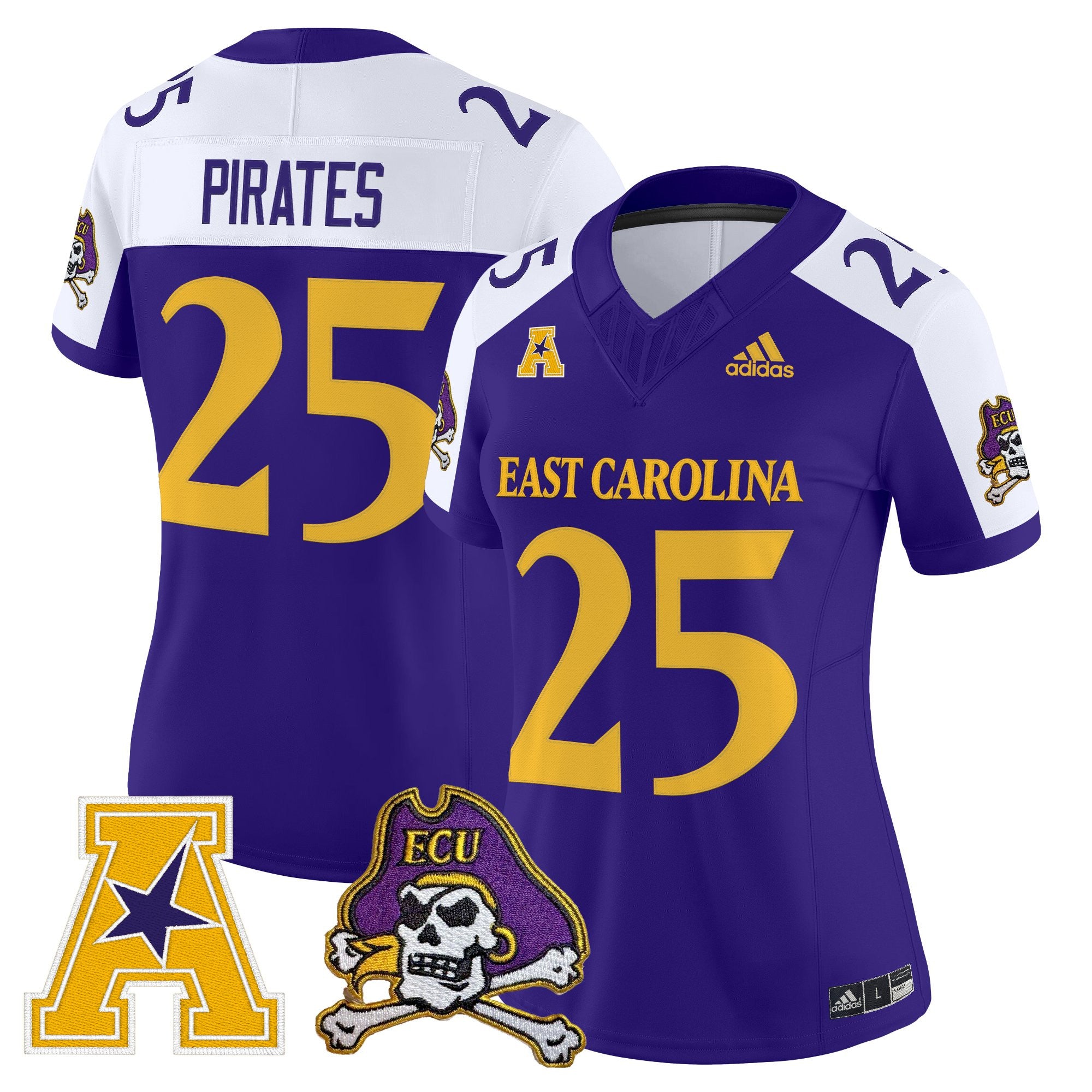 Women's East Carolina Pirates 2025 Vapor Limited Jersey - All Stitched