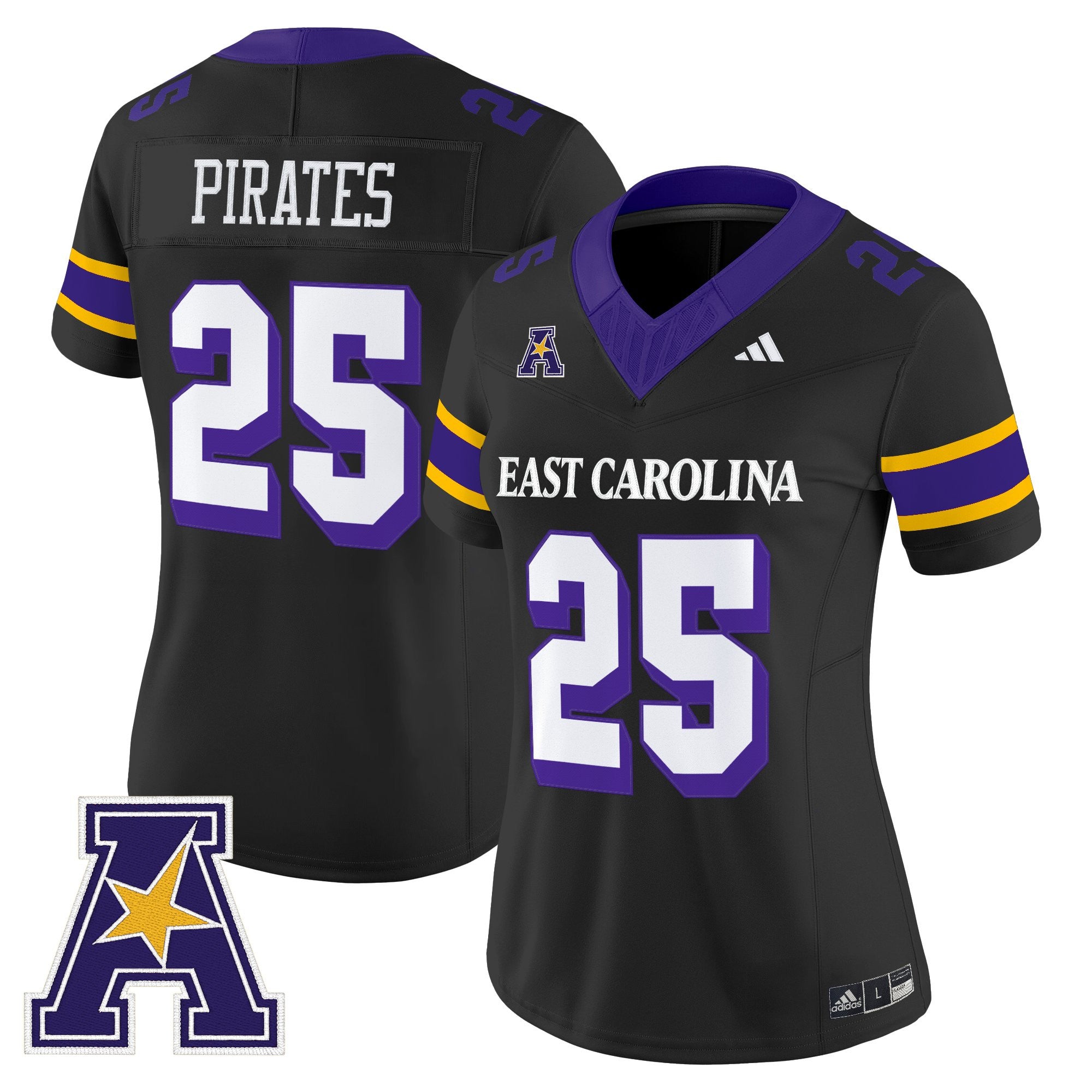 Women's East Carolina Pirates 2025 Vapor Limited Jersey - All Stitched