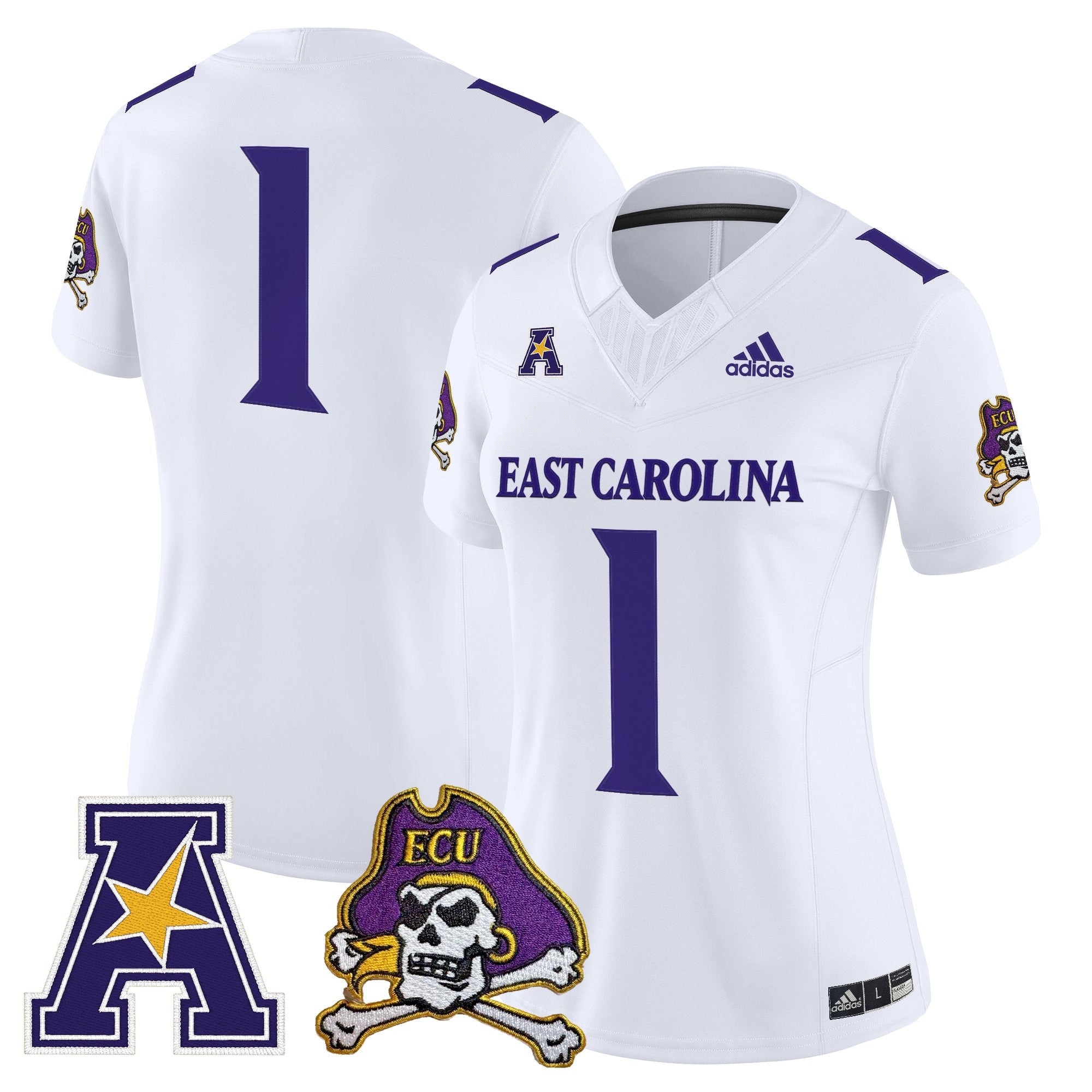 Women's East Carolina Pirates 2025 Vapor Limited Jersey - All Stitched