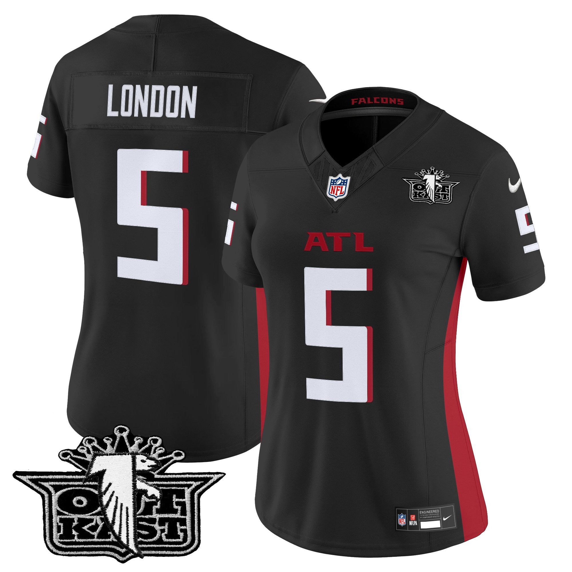 Women's Outkast x Atlanta Falcons 2025 Vapor Limited Jersey - All Stitched