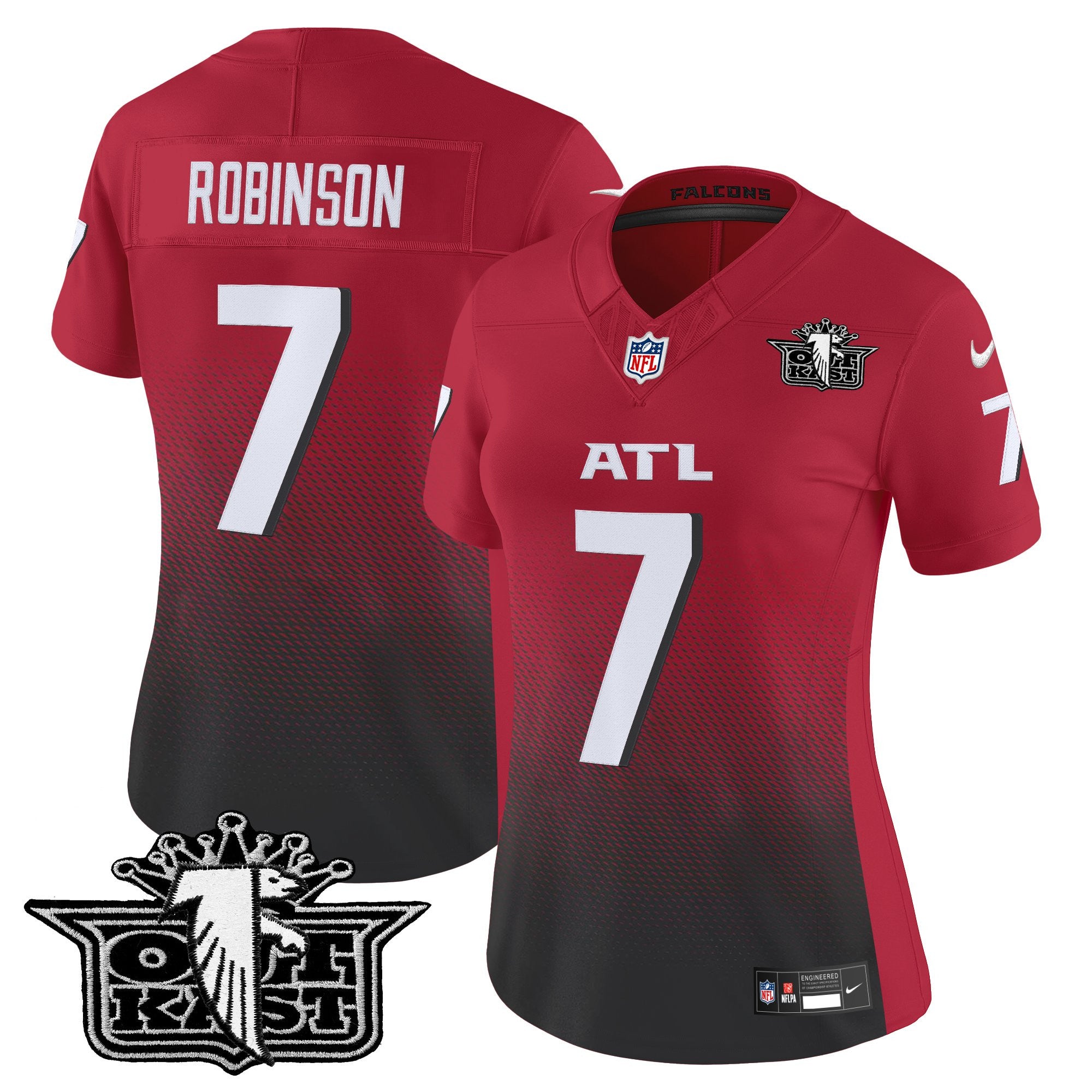Women's Outkast x Atlanta Falcons 2025 Vapor Limited Jersey - All Stitched