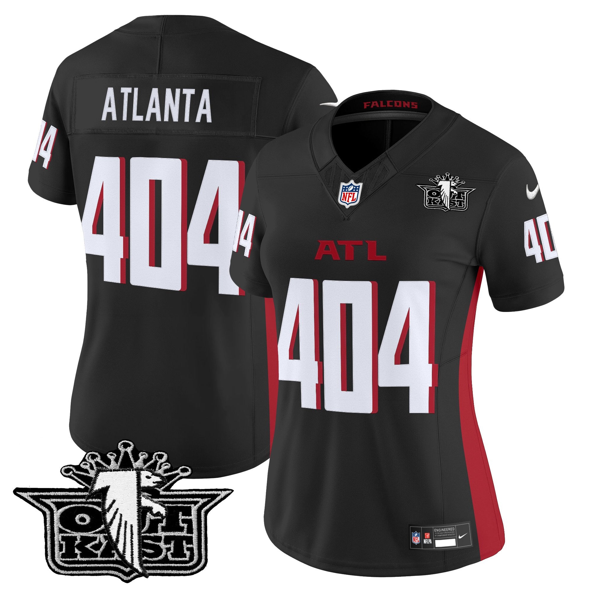 Women's Outkast x Atlanta Falcons 2025 Vapor Limited Jersey - All Stitched