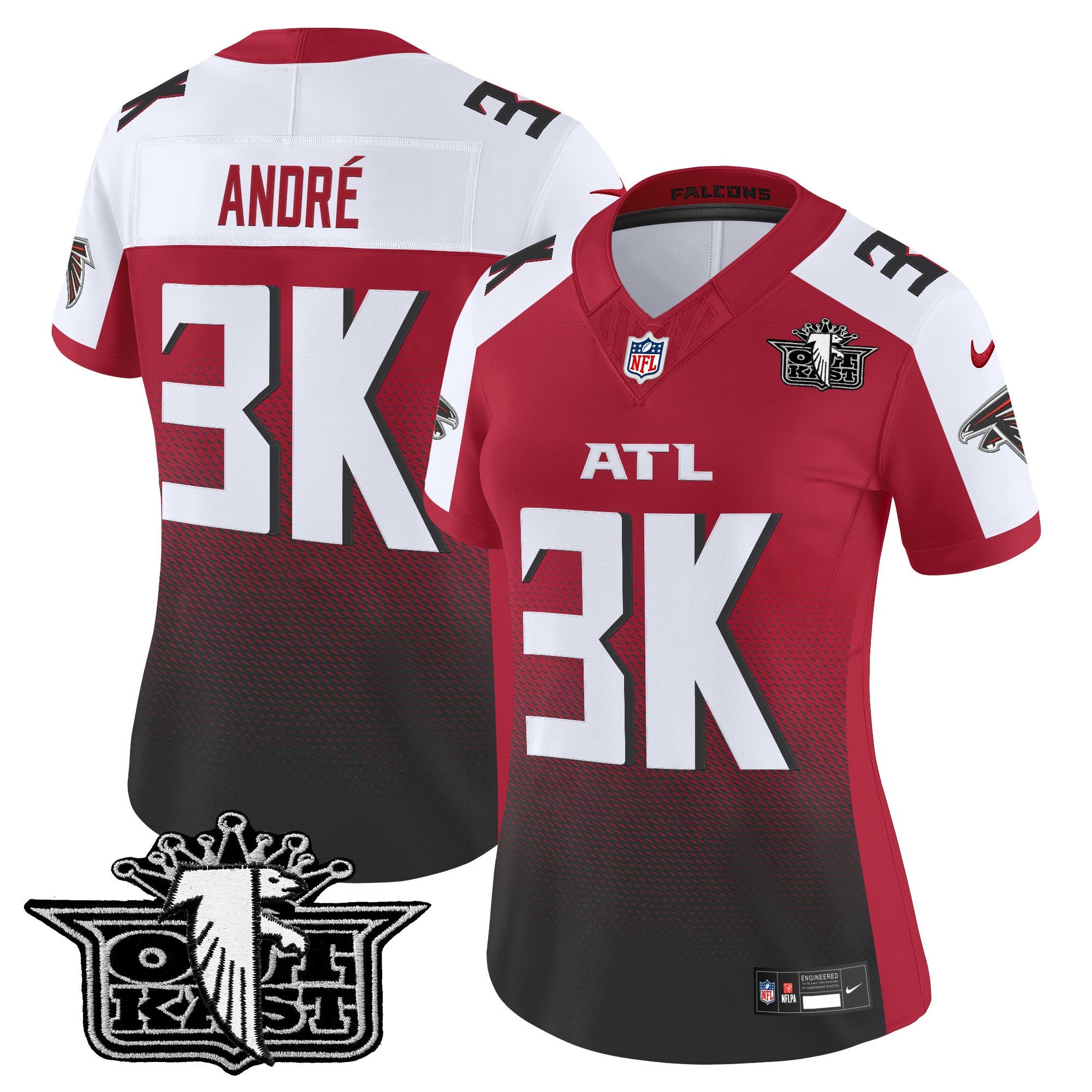 Women's Outkast x Atlanta Falcons 2025 Vapor Limited Jersey - All Stitched