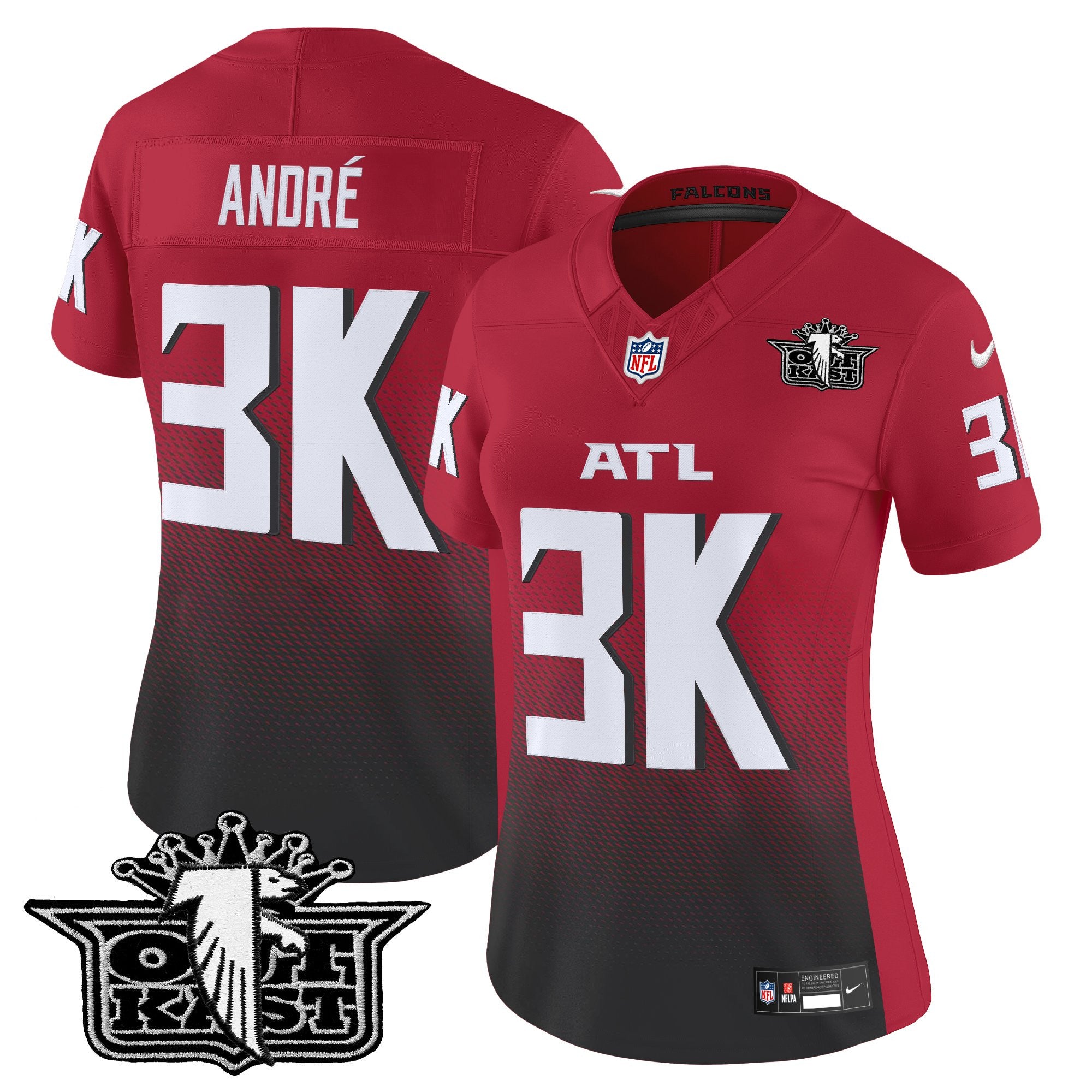 Women's Outkast x Atlanta Falcons 2025 Vapor Limited Jersey - All Stitched
