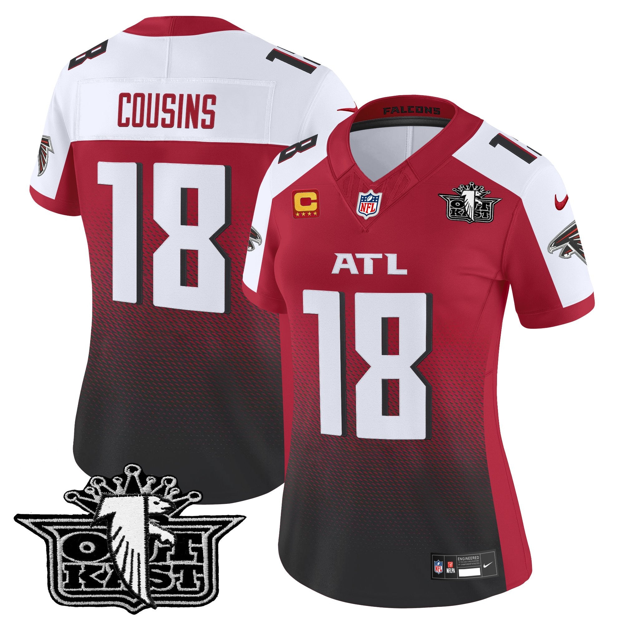 Women's Outkast x Atlanta Falcons 2025 Vapor Limited Jersey - All Stitched