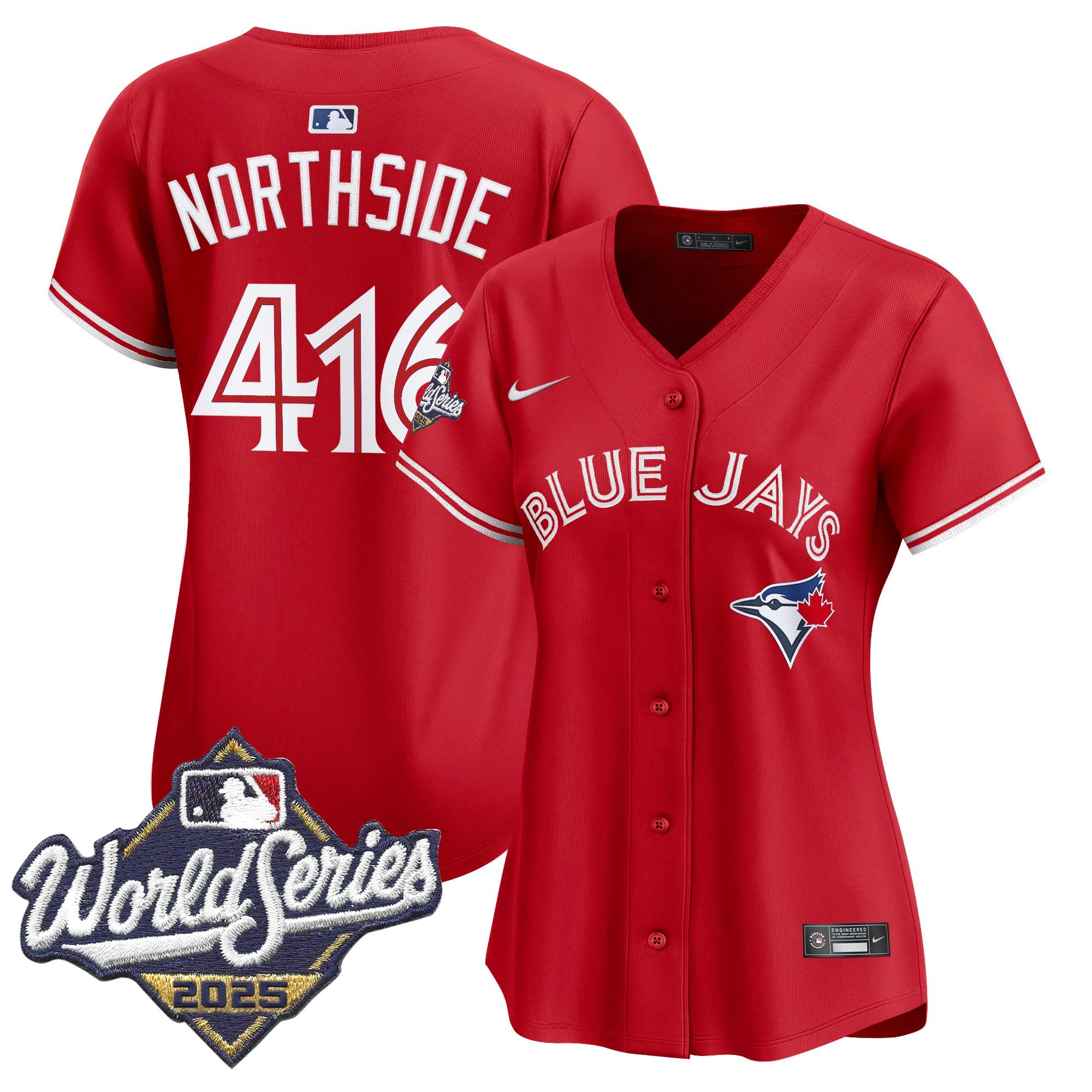 Women's Toronto Blue Jays 2025 World Series Vapor Premier Limited Jersey - All Stitched