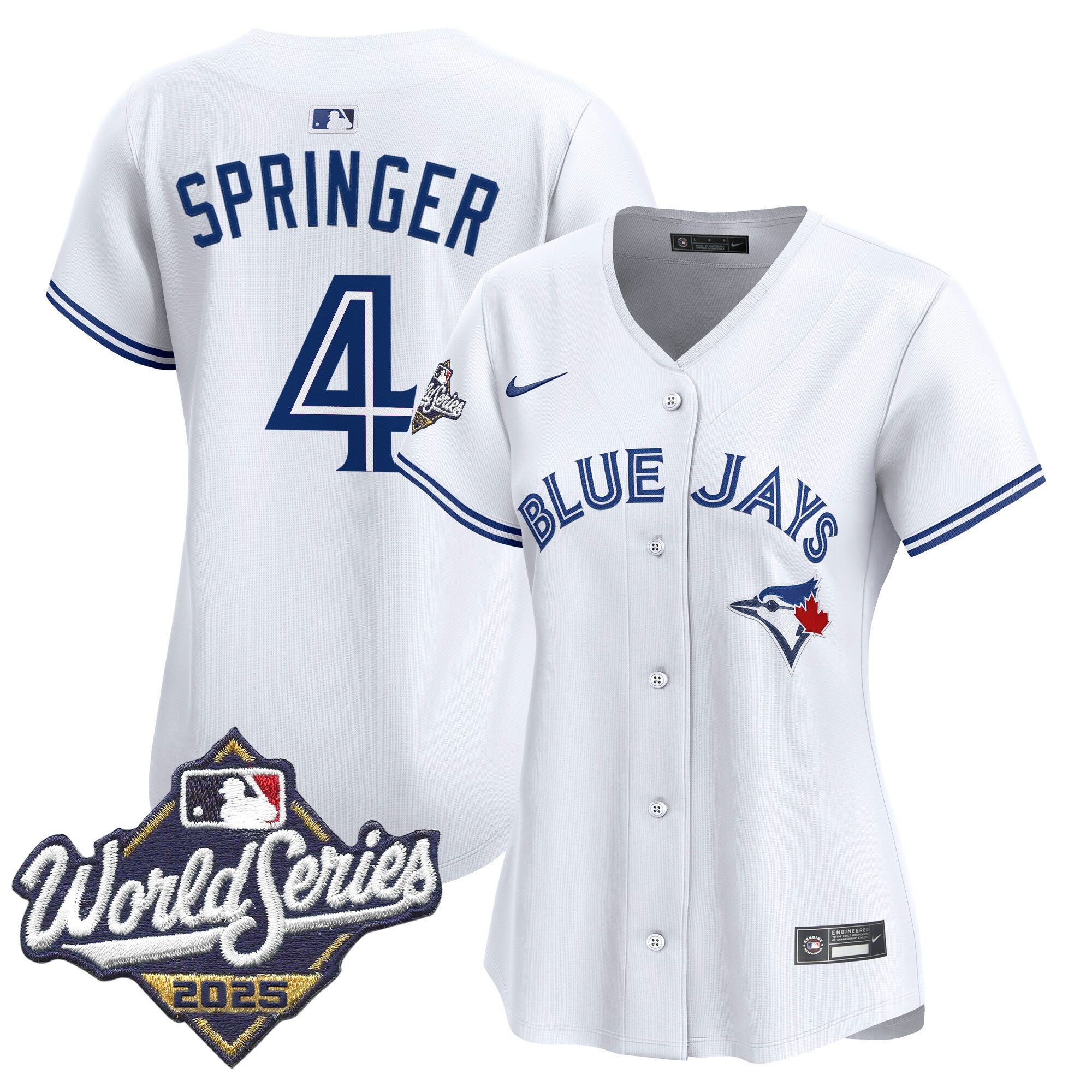 Women's Toronto Blue Jays 2025 World Series Vapor Premier Limited Jersey - All Stitched