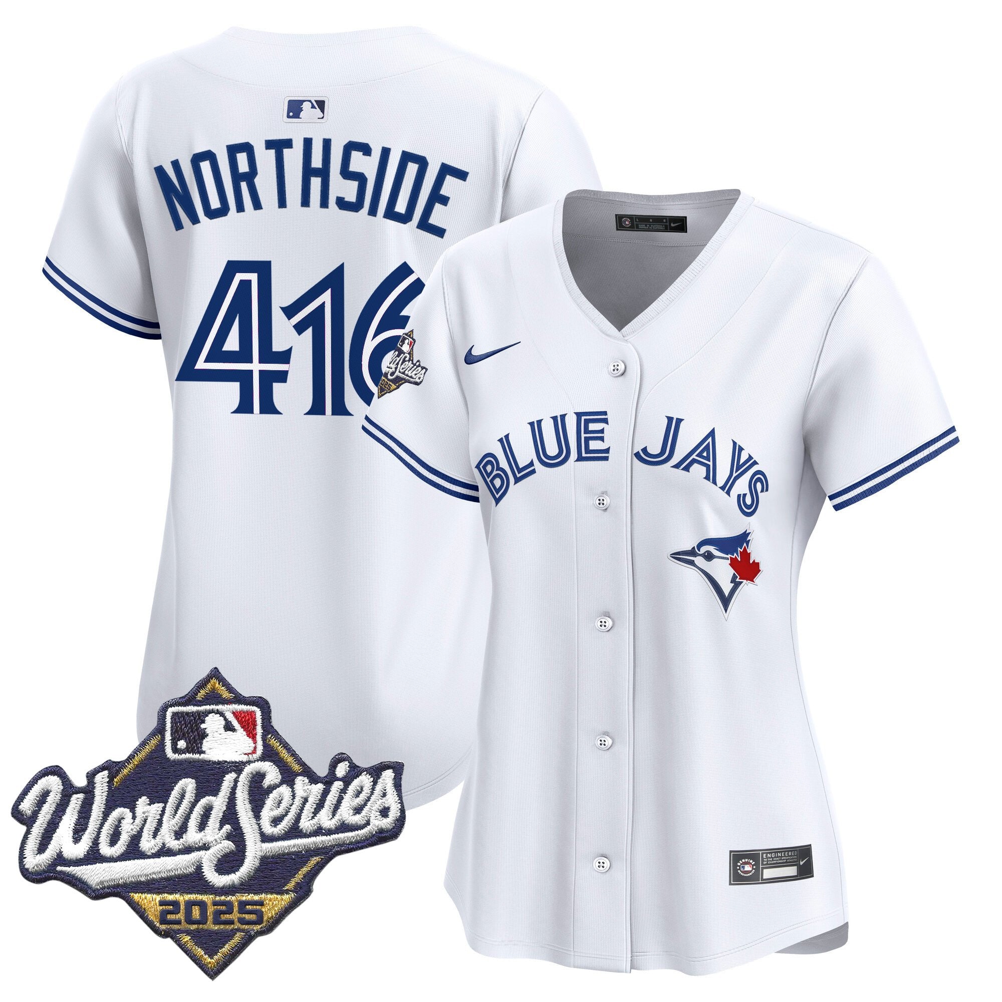 Women's Toronto Blue Jays 2025 World Series Vapor Premier Limited Jersey - All Stitched