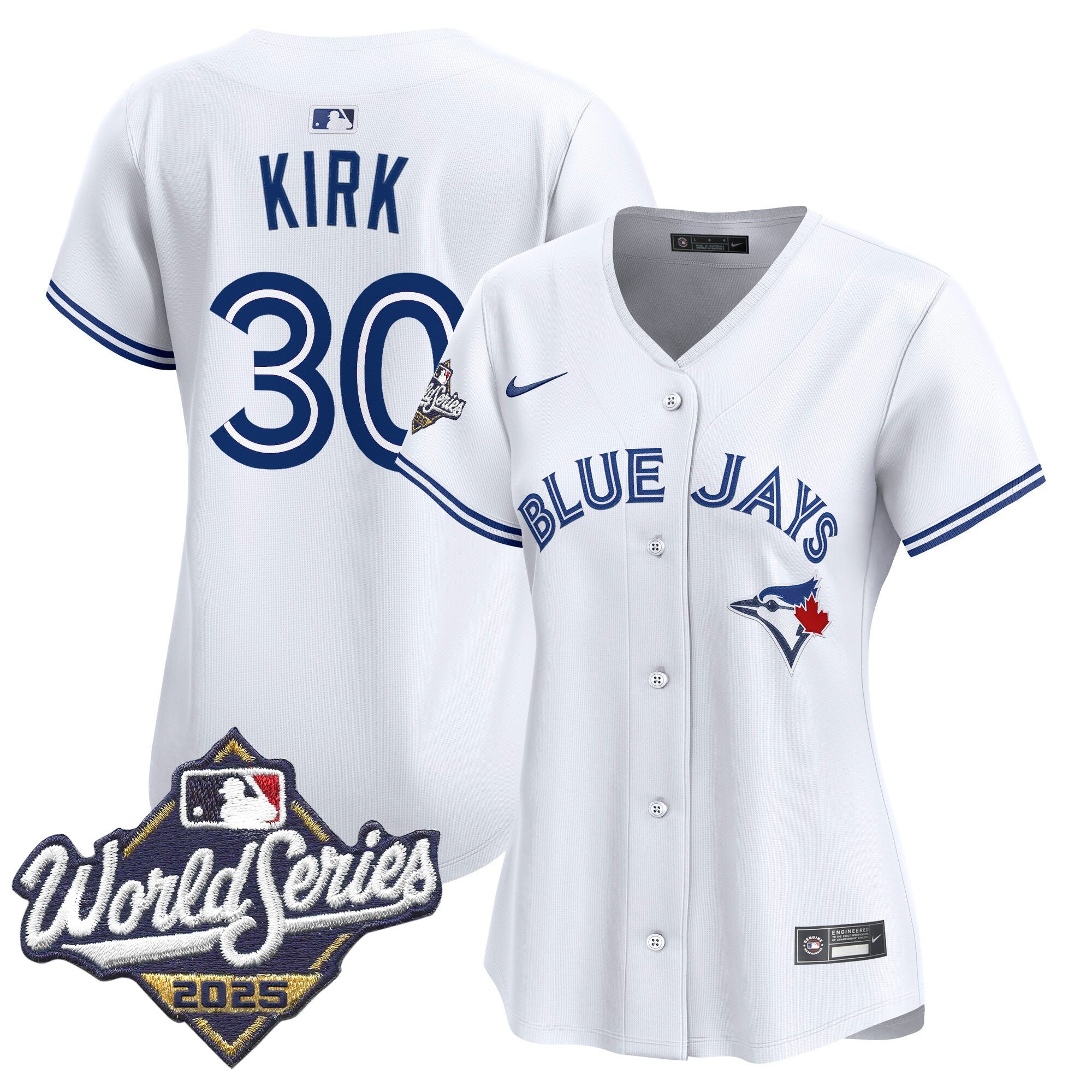 Women's Toronto Blue Jays 2025 World Series Vapor Premier Limited Jersey - All Stitched