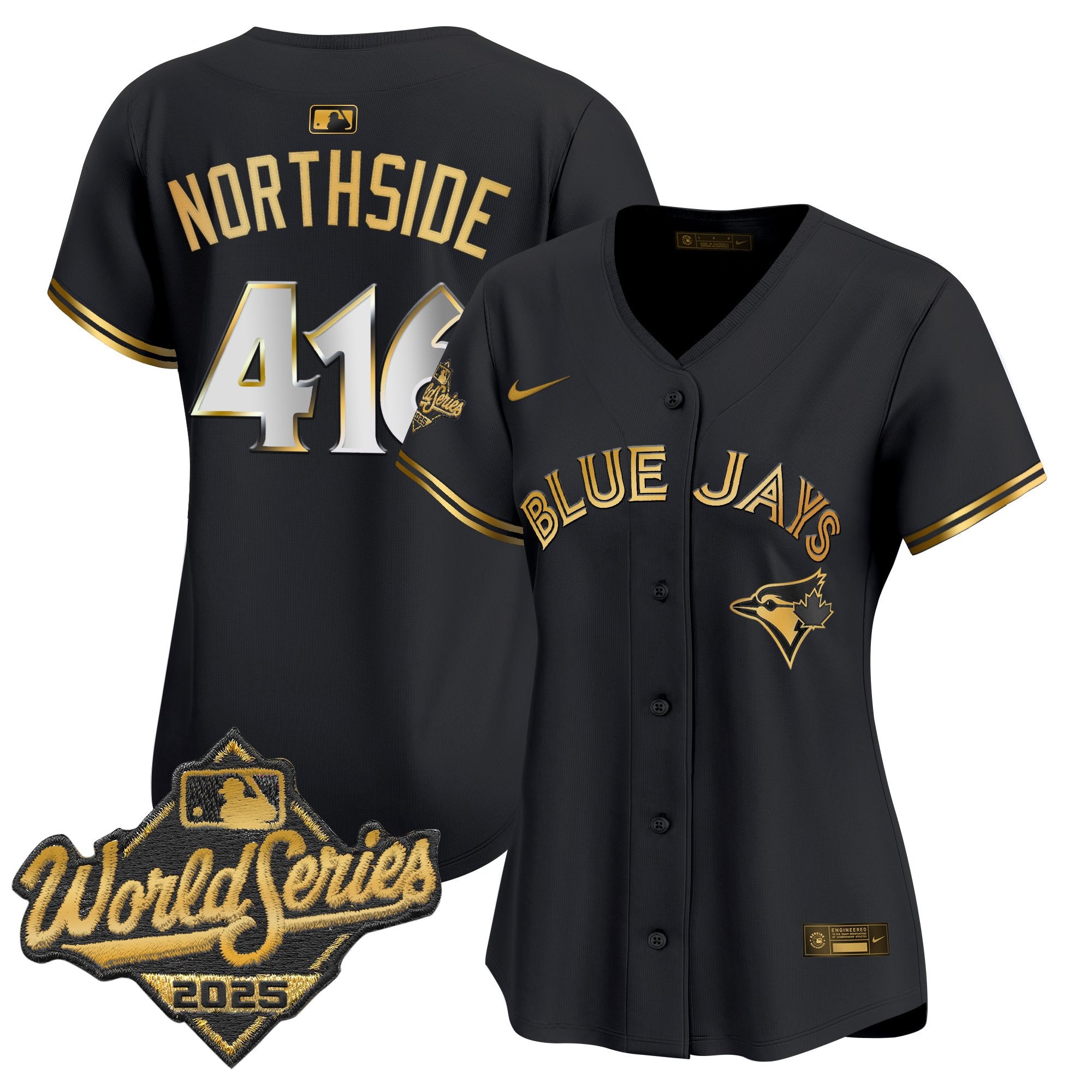 Women's Toronto Blue Jays 2025 World Series Vapor Premier Limited Jersey - All Stitched