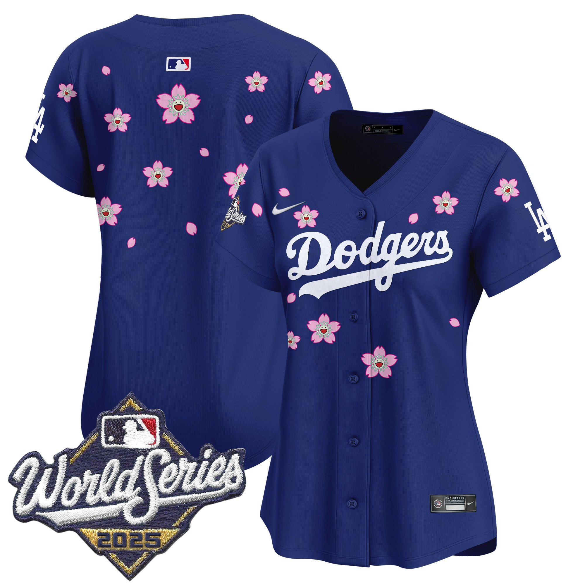 Women's Dodgers 2025 World Series x Tokyo Series Vapor Premier Limited Jersey - Stitched