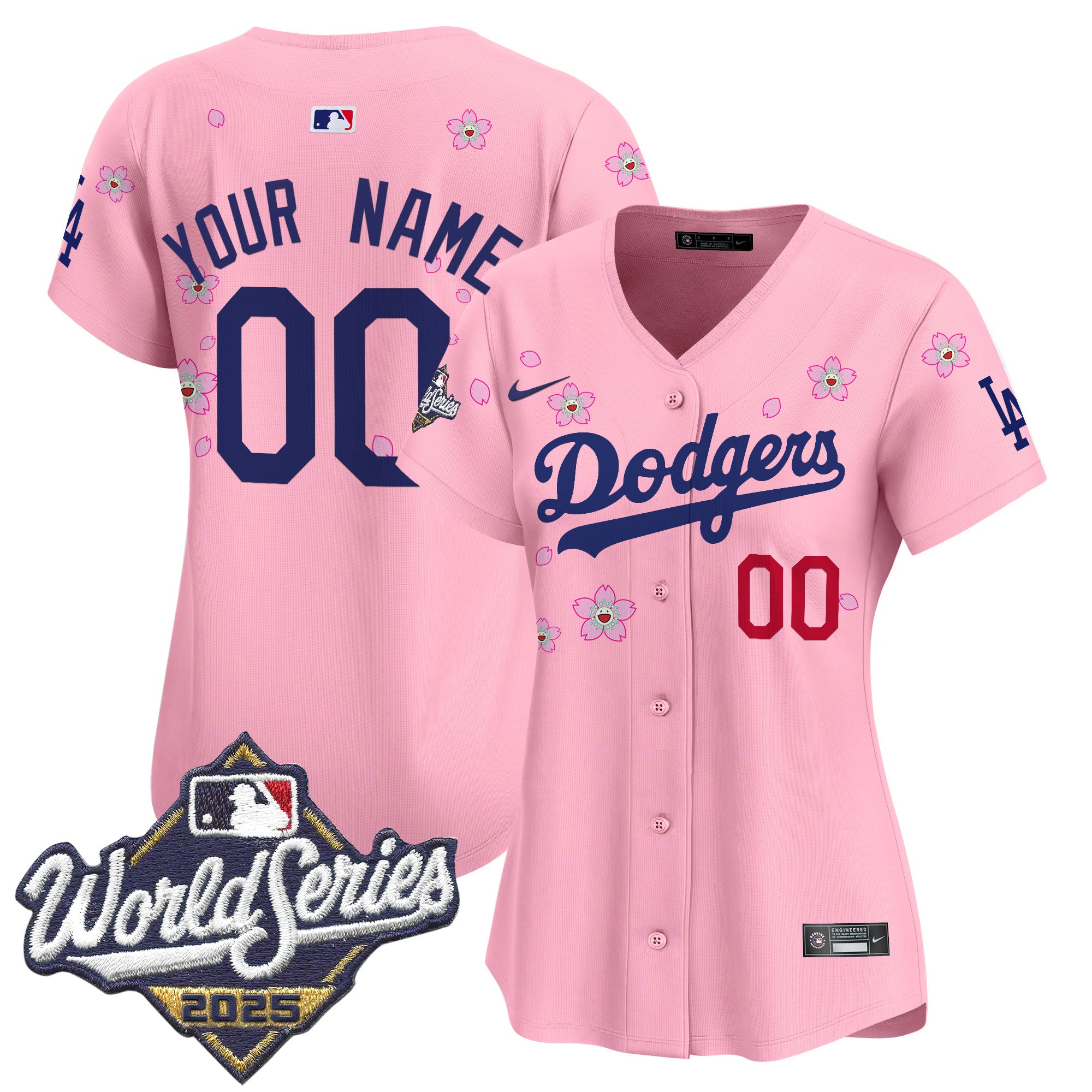 Dodgers 2025 World Series x Tokyo Series Vapor Premier Limited Custom Jersey - All Stitched