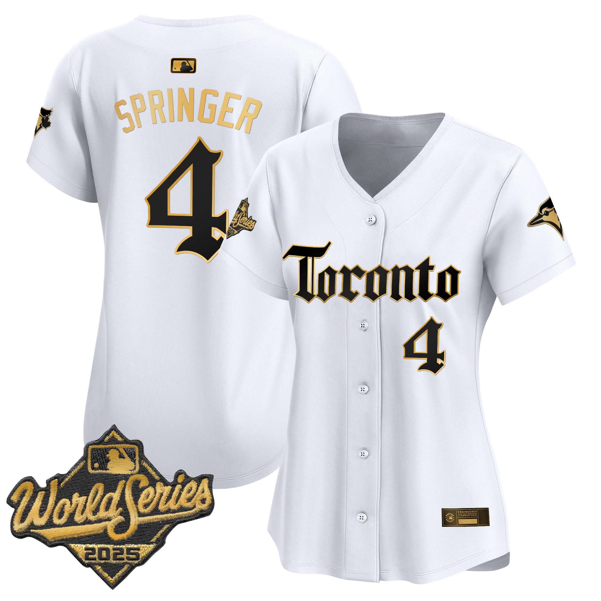 Women's Toronto Blue Jays 2025 World Series Vapor Premier Limited Jersey - Gothic North Edition - All Stitched