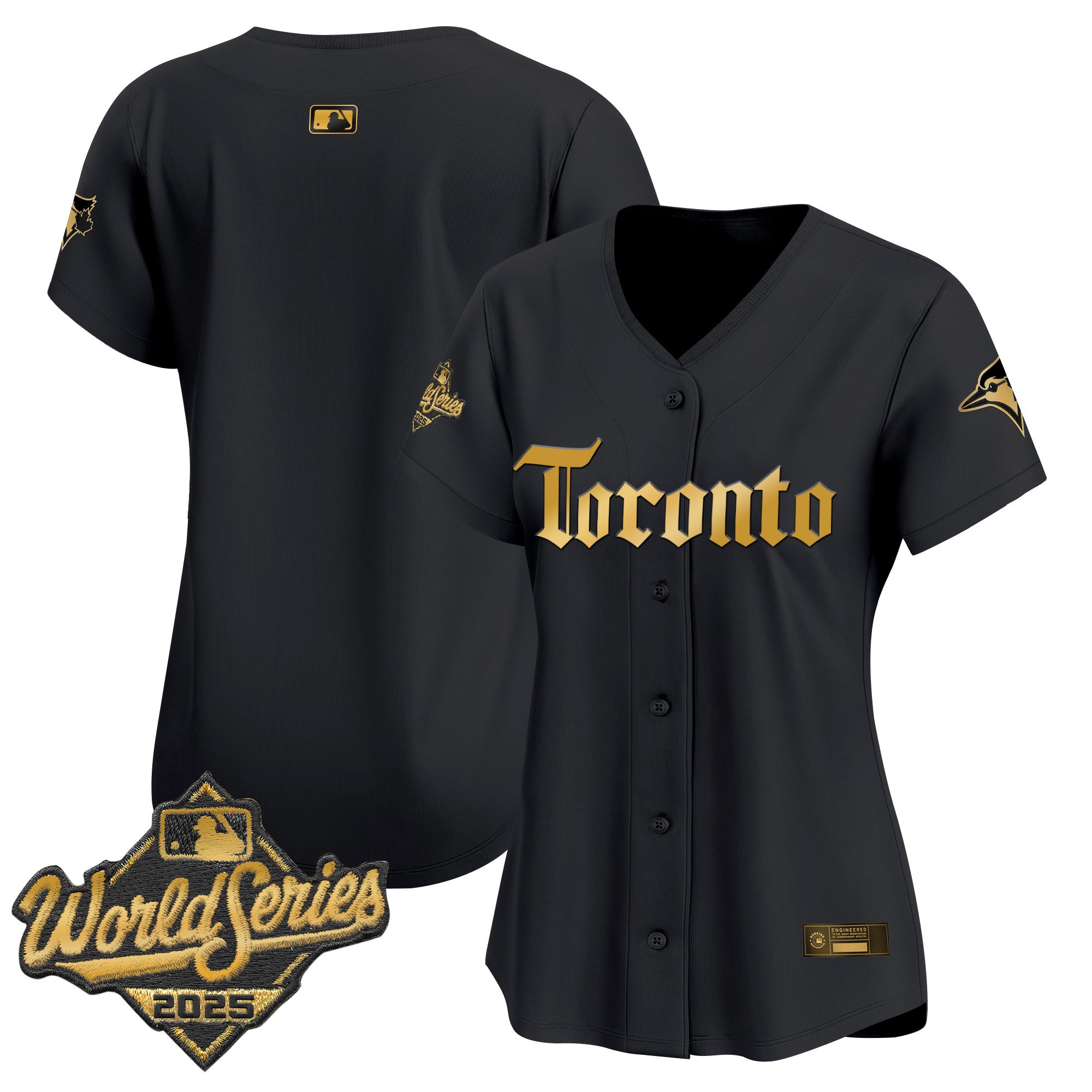 Women's Toronto Blue Jays 2025 World Series Vapor Premier Limited Jersey - Gothic North Edition - All Stitched
