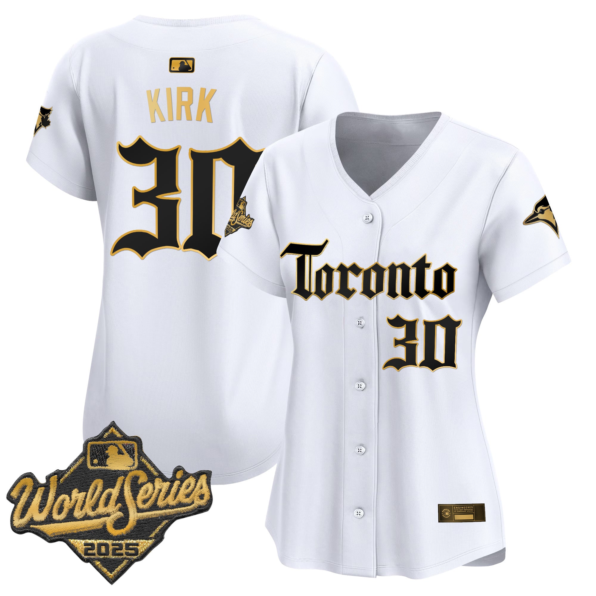 Women's Toronto Blue Jays 2025 World Series Vapor Premier Limited Jersey - Gothic North Edition - All Stitched