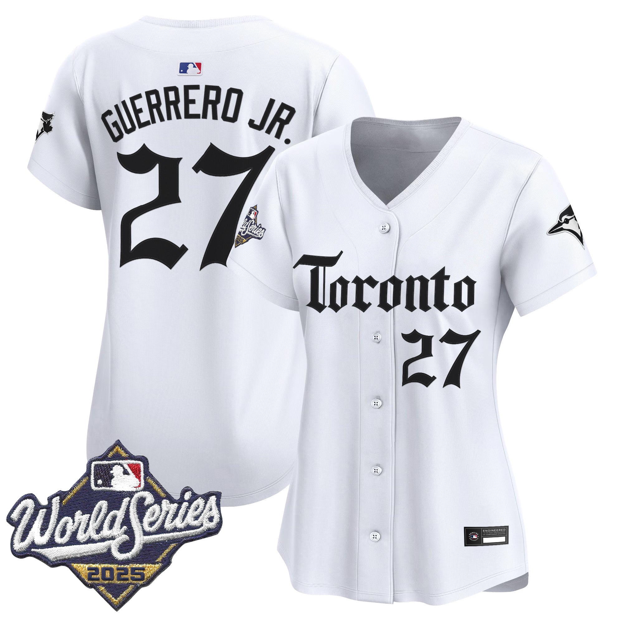 Women's Toronto Blue Jays 2025 World Series Vapor Premier Limited Jersey - Gothic North Edition - All Stitched