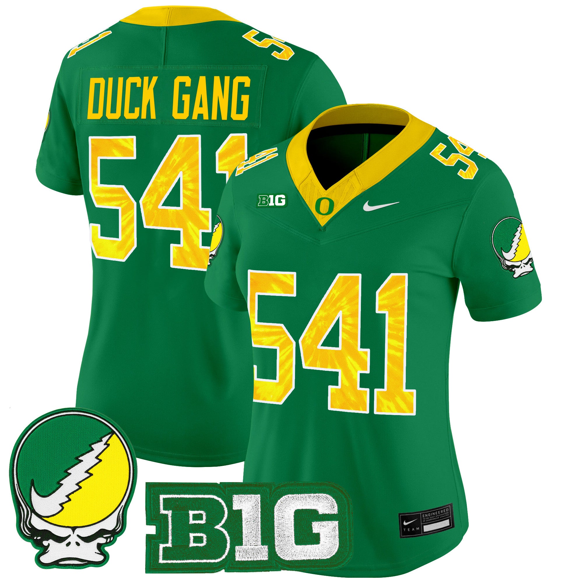 Women's Oregon Ducks 2025 "Grateful Ducks" Vapor Limited Jersey - All Stitched
