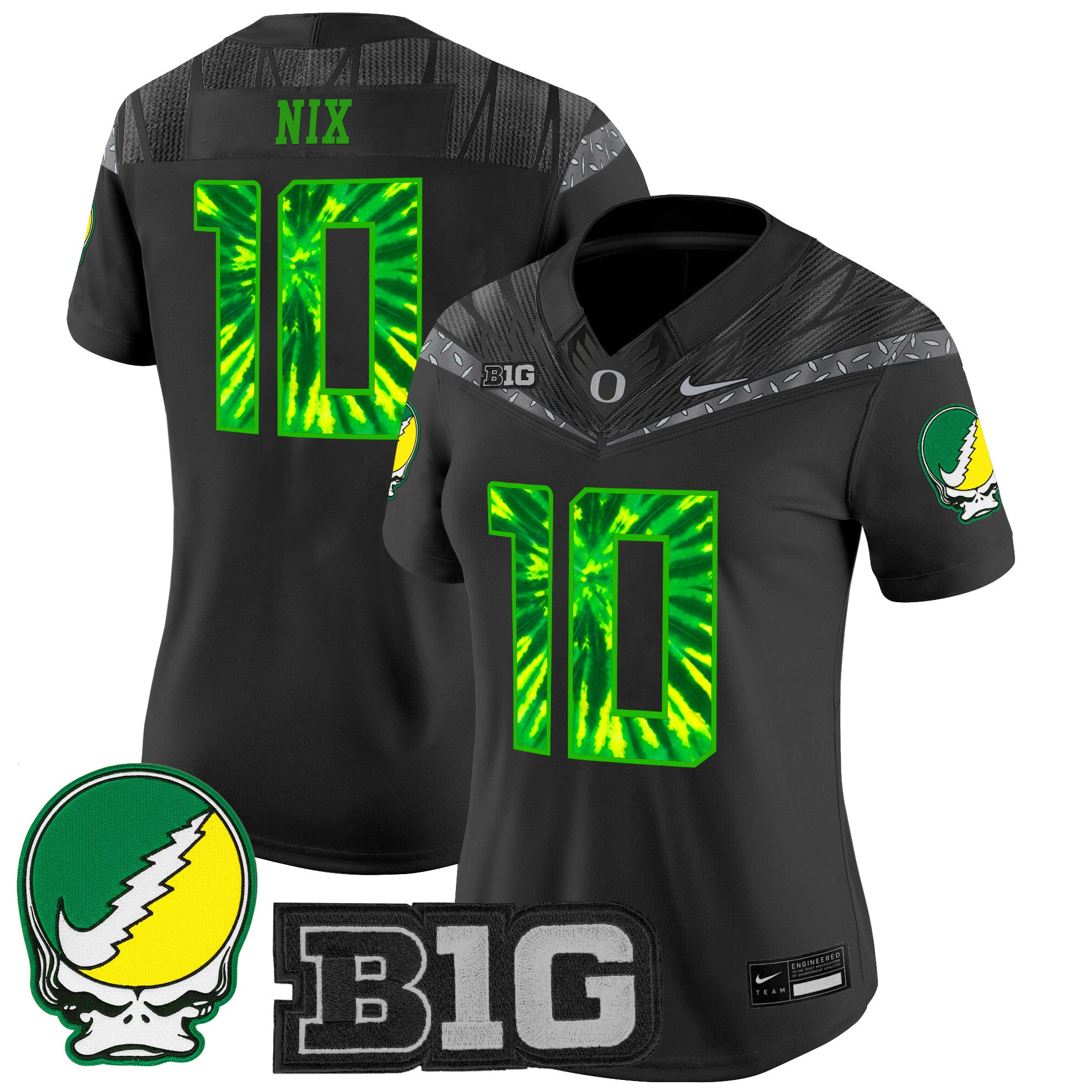 Women's Oregon Ducks 2025 "Grateful Ducks" Vapor Limited Jersey - All Stitched