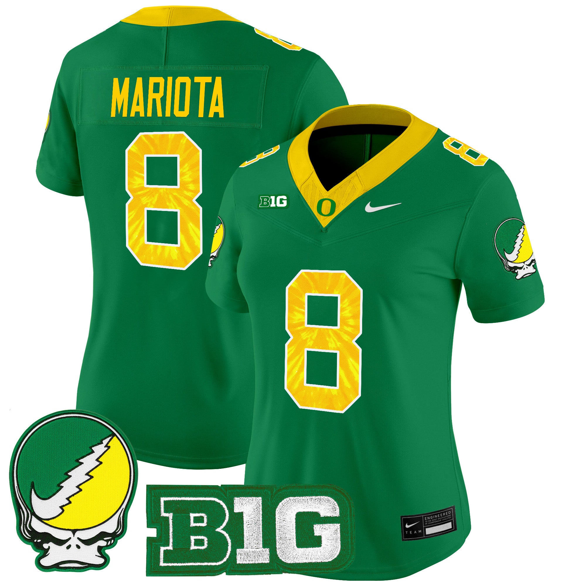 Women's Oregon Ducks 2025 "Grateful Ducks" Vapor Limited Jersey - All Stitched