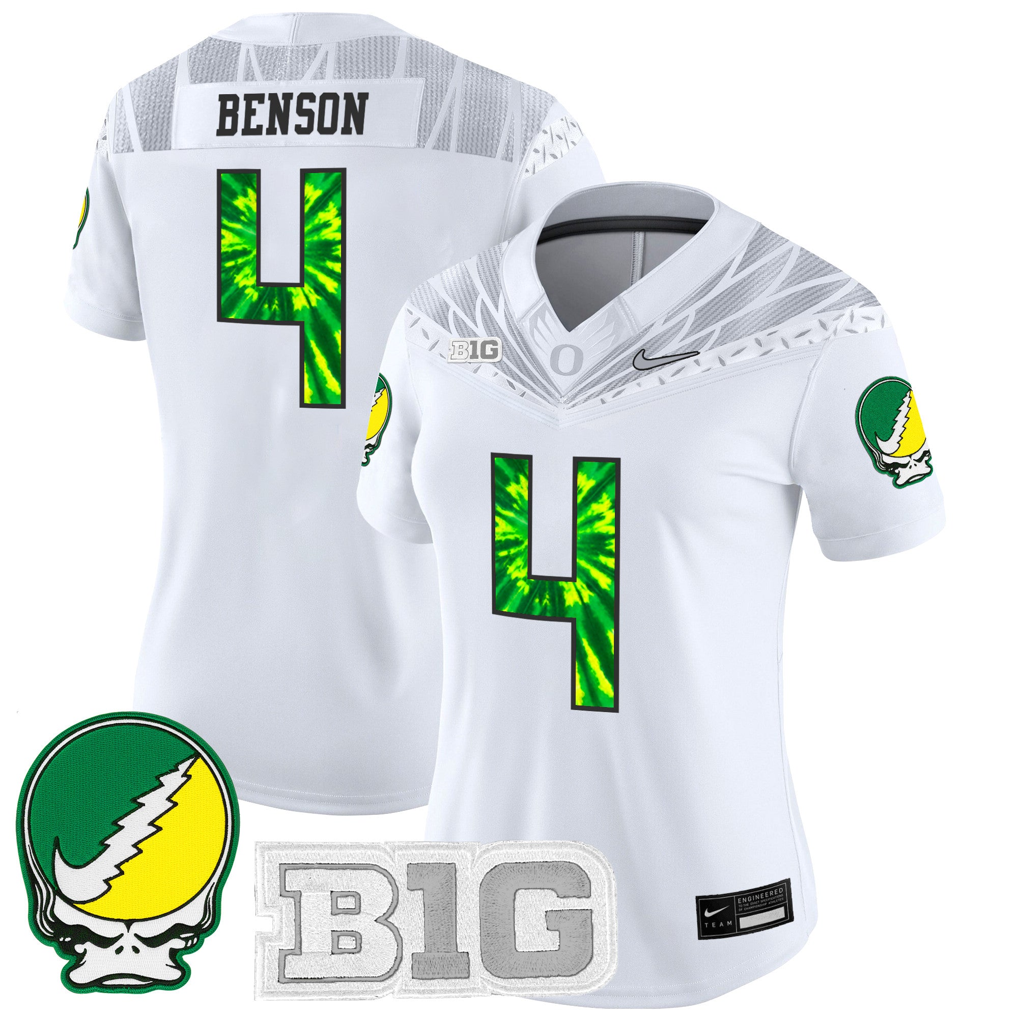 Women's Oregon Ducks 2025 "Grateful Ducks" Vapor Limited Jersey - All Stitched