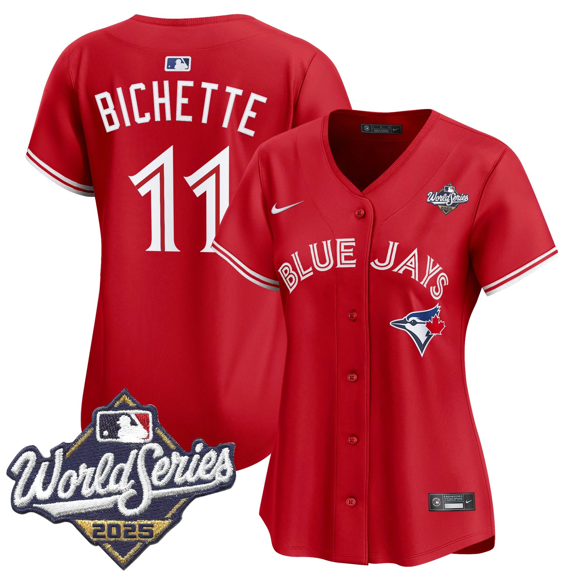 Women's Toronto Blue Jays 2025 World Series Vapor Premier Limited Jersey V2 - All Stitched