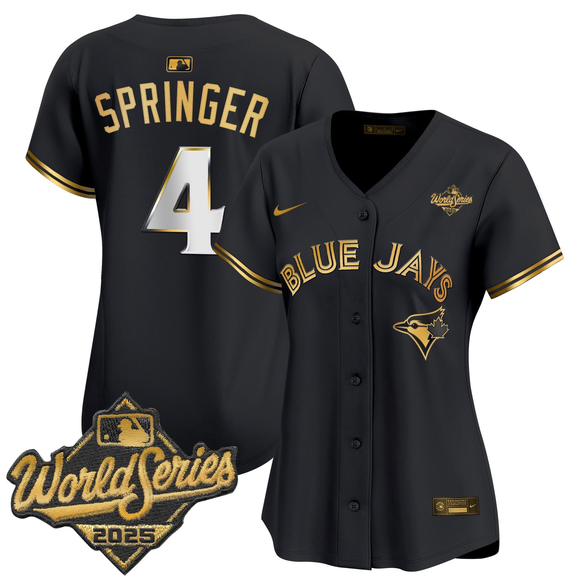 Women's Toronto Blue Jays 2025 World Series Vapor Premier Limited Jersey V2 - All Stitched