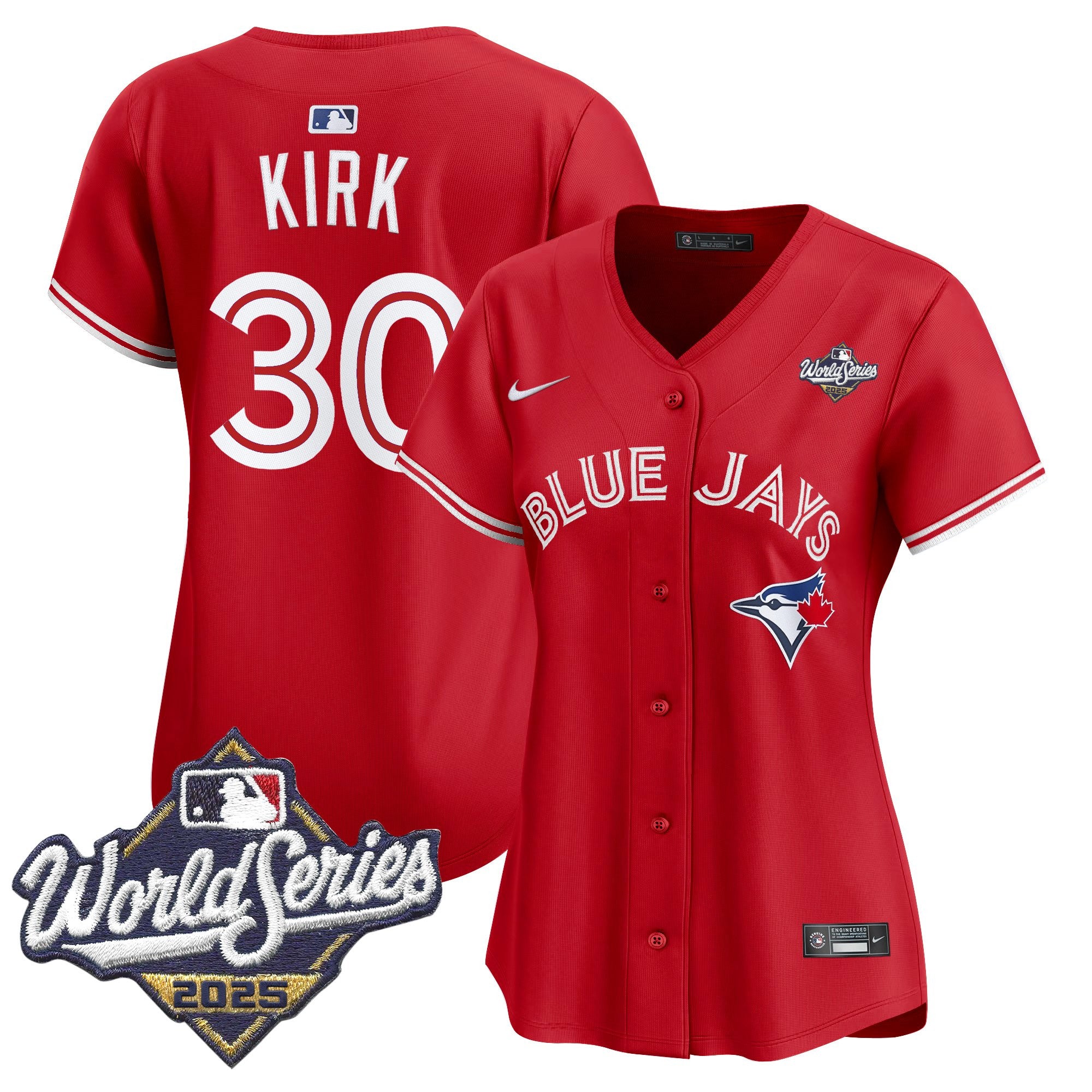 Women's Toronto Blue Jays 2025 World Series Vapor Premier Limited Jersey V2 - All Stitched