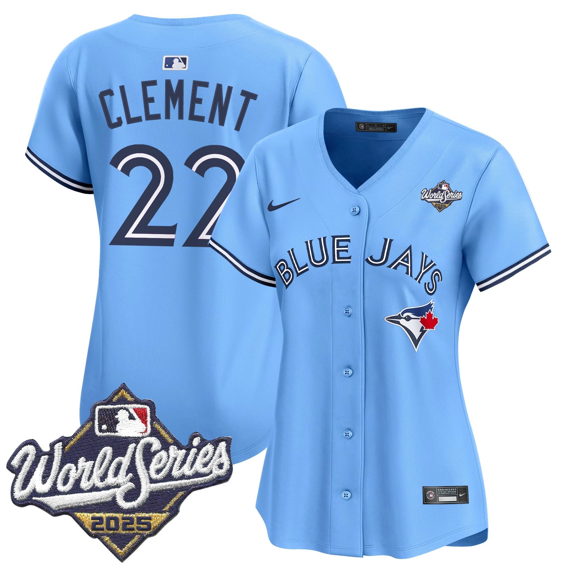 Women's Toronto Blue Jays 2025 World Series Vapor Premier Limited Jersey V2 - All Stitched