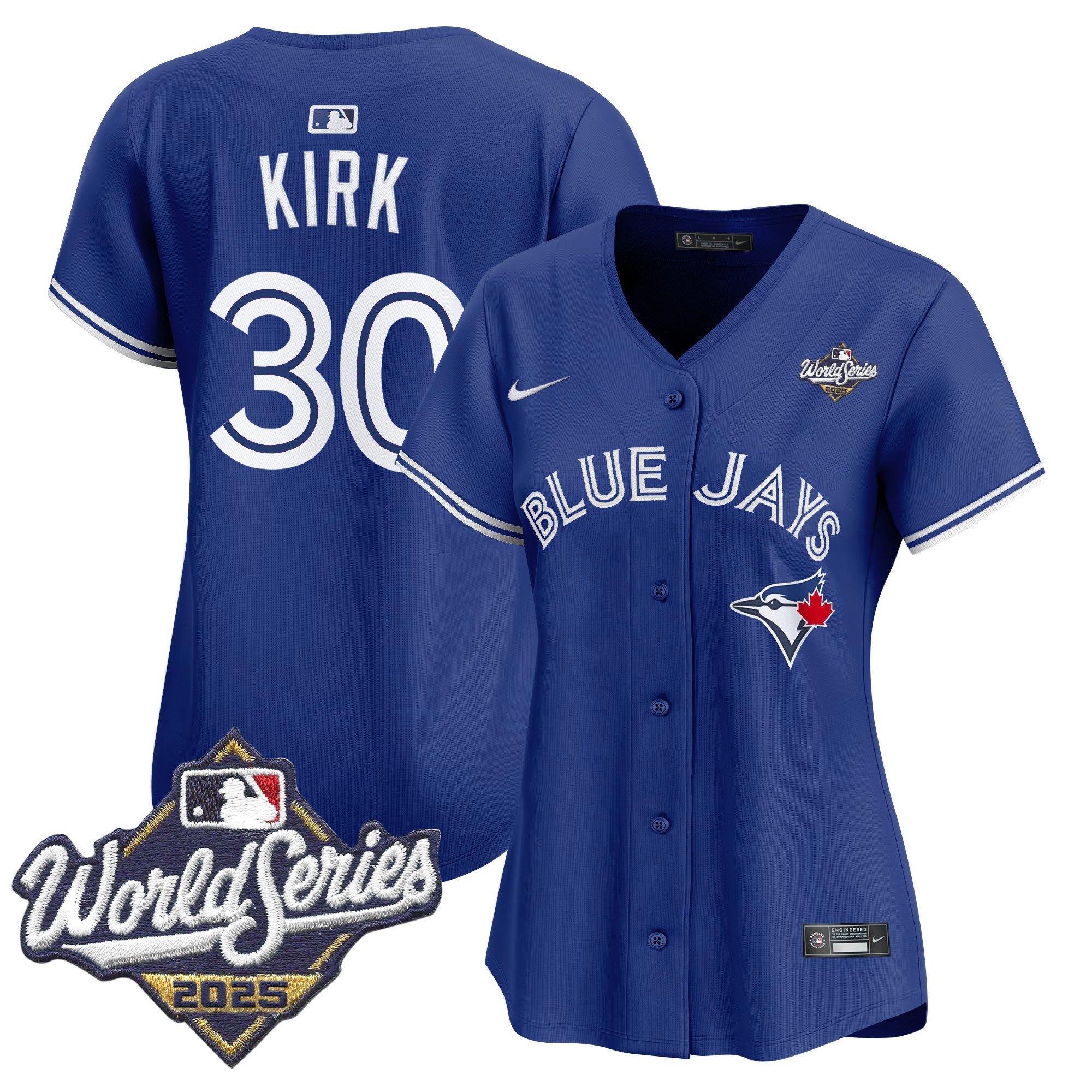 Women's Toronto Blue Jays 2025 World Series Vapor Premier Limited Jersey V2 - All Stitched