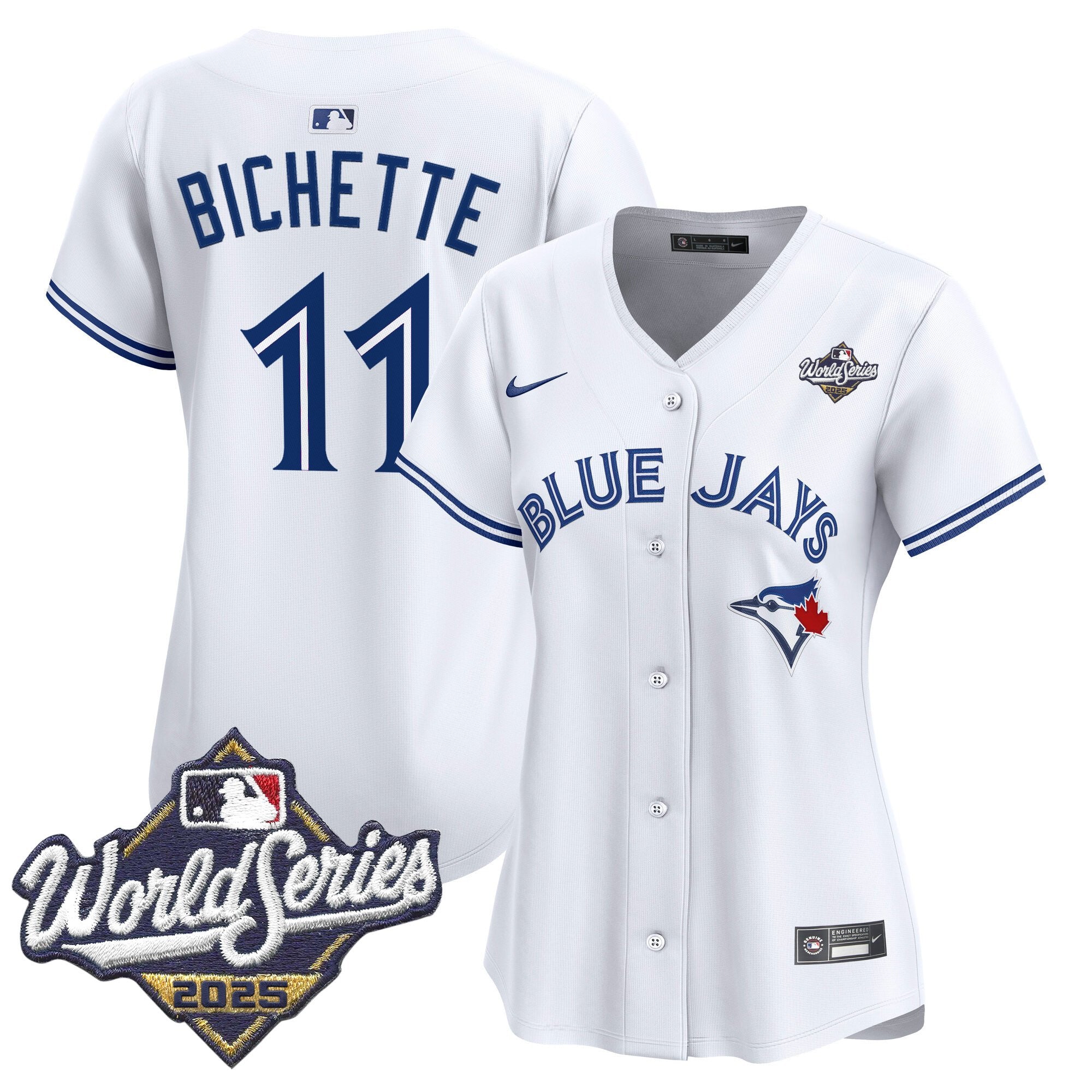 Women's Toronto Blue Jays 2025 World Series Vapor Premier Limited Jersey V2 - All Stitched