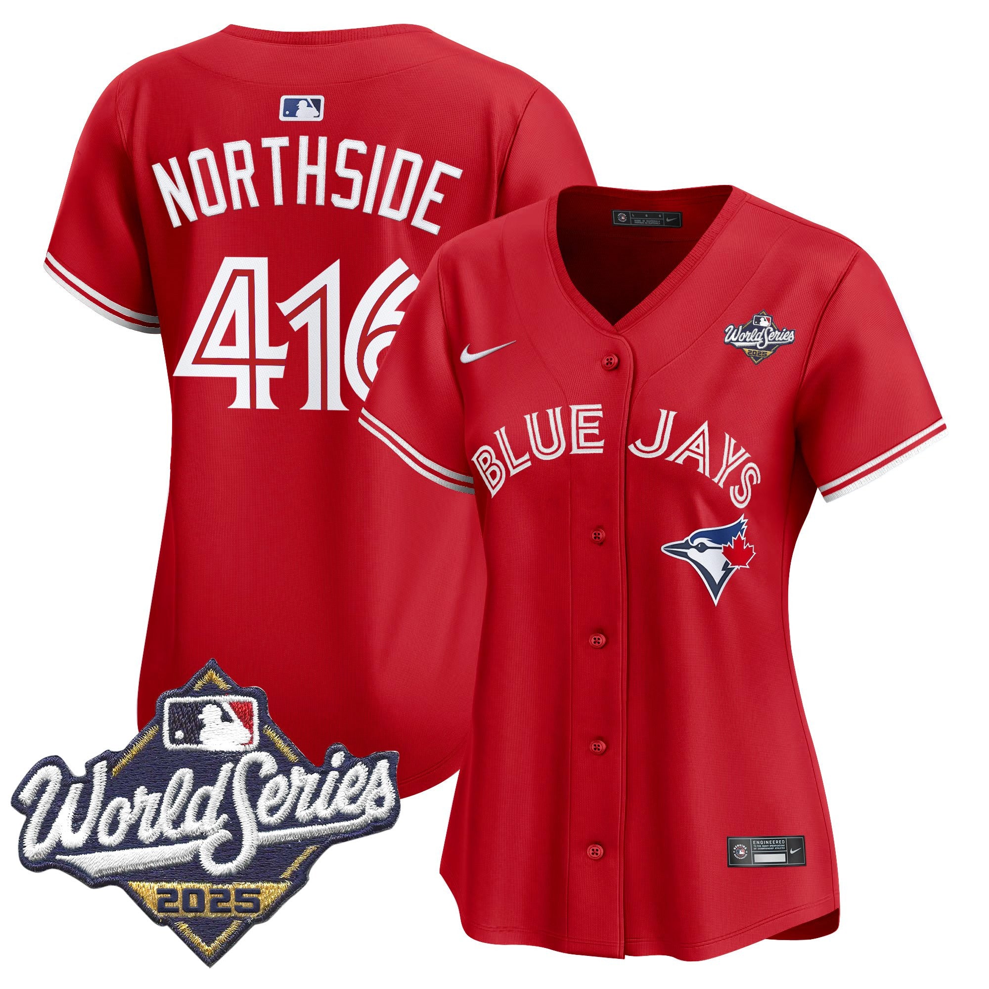 Women's Toronto Blue Jays 2025 World Series Vapor Premier Limited Jersey V2 - All Stitched