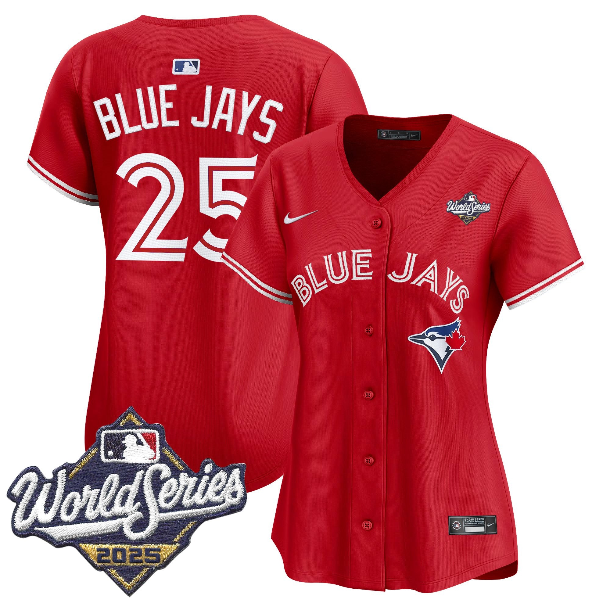 Women's Toronto Blue Jays 2025 World Series Vapor Premier Limited Jersey V2 - All Stitched