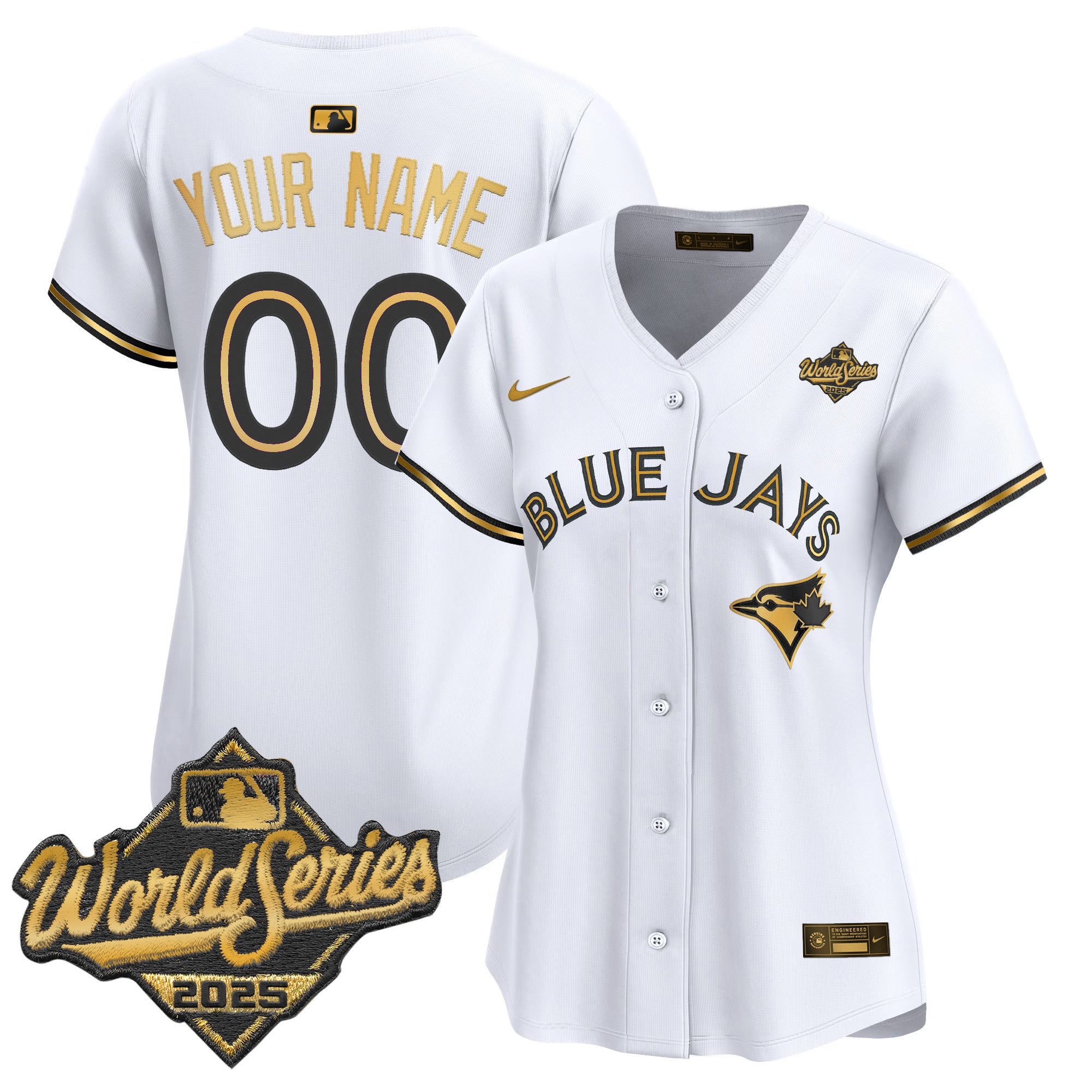 Toronto Blue Jays 2025 World Series Vapor Premier Limited Custom Jersey V2 - All Stitched