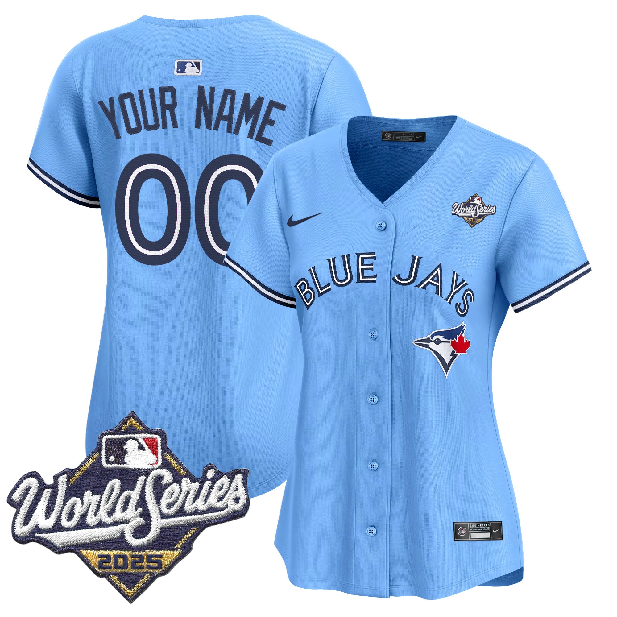 Toronto Blue Jays 2025 World Series Vapor Premier Limited Custom Jersey V2 - All Stitched