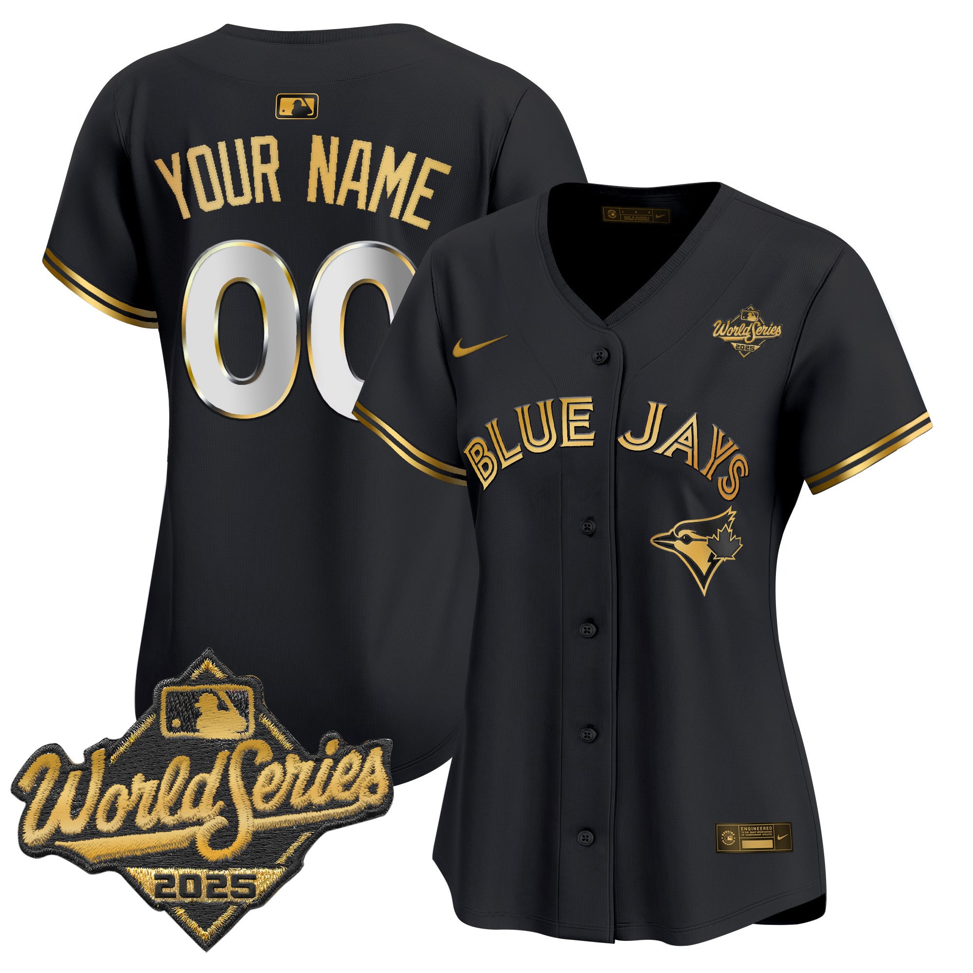 Toronto Blue Jays 2025 World Series Vapor Premier Limited Custom Jersey V2 - All Stitched
