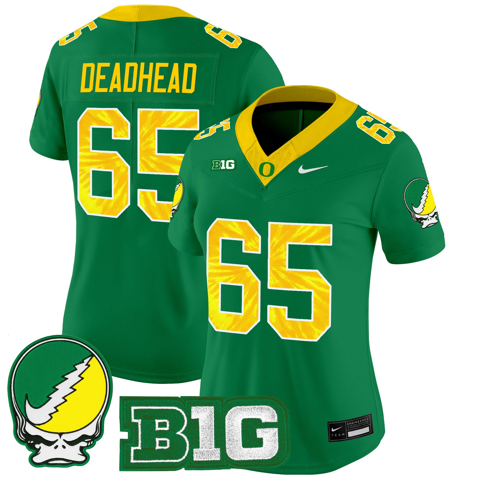Women's Oregon Ducks 2025 "Grateful Ducks" Vapor Limited Jersey - All Stitched