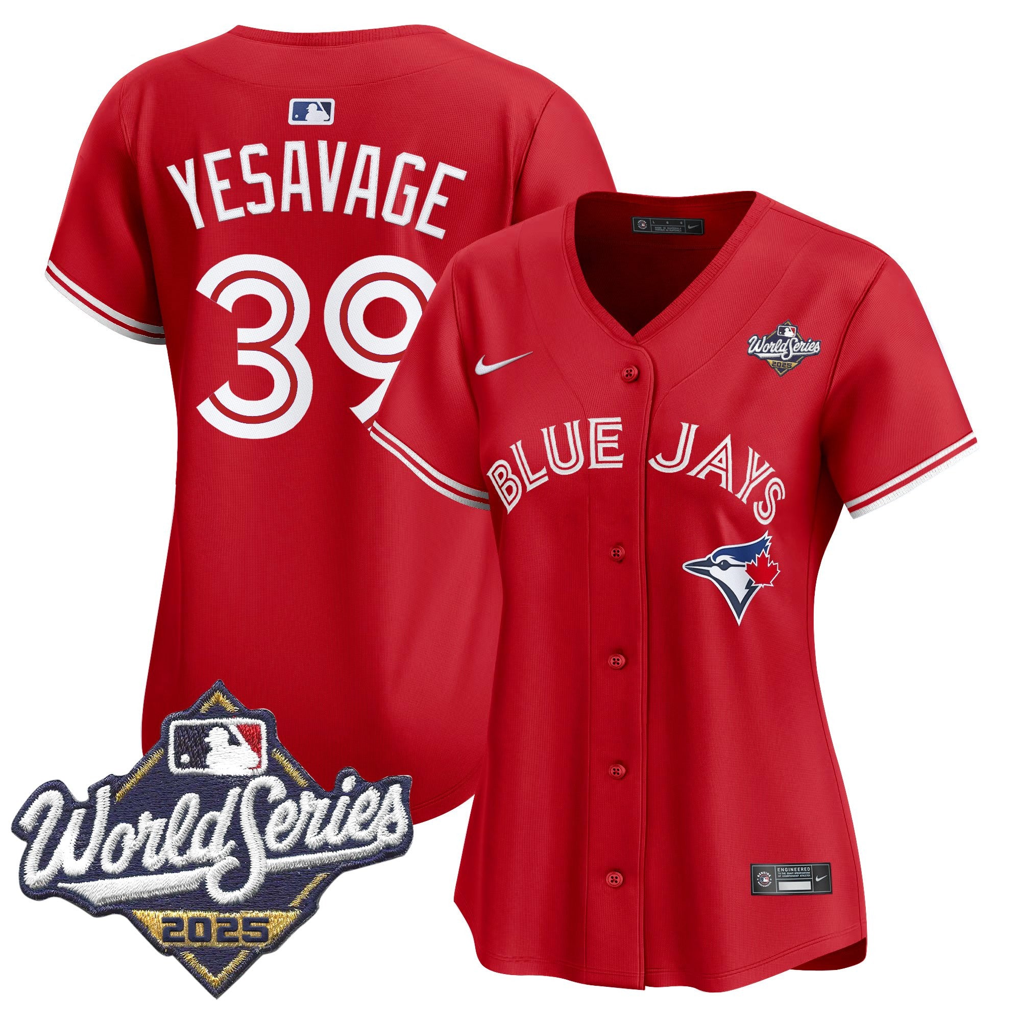 Women's Toronto Blue Jays 2025 World Series Vapor Premier Limited Jersey V2 - All Stitched